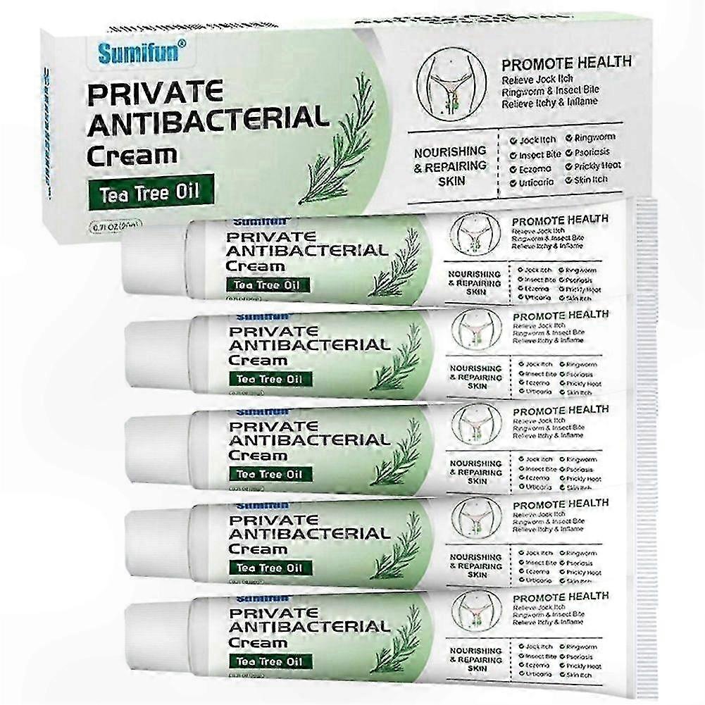 Soothing Cream with Tea Tree Oil for Sensitive Area Relief and Recovery Support