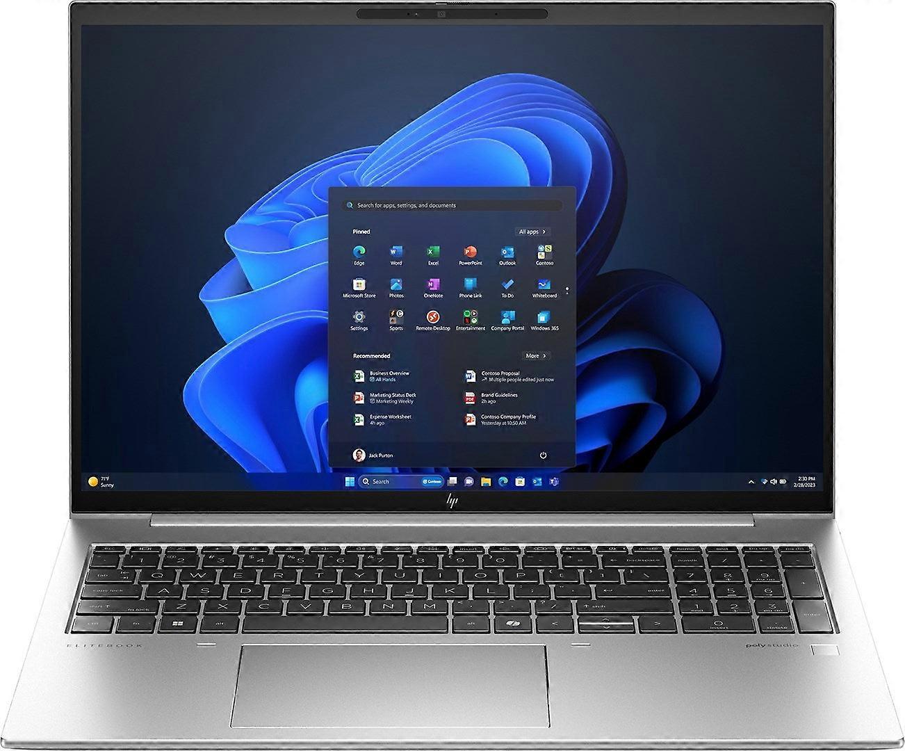 Hp Elitebook 860 G11 Intel Core Ultra 7 155u Laptop 40.6 Cm (16") Wuxga 16 Gb Ddr5-sdram 512 Gb Ssd Wi-fi 6e (802.11ax) Windows 11 Pro Silver