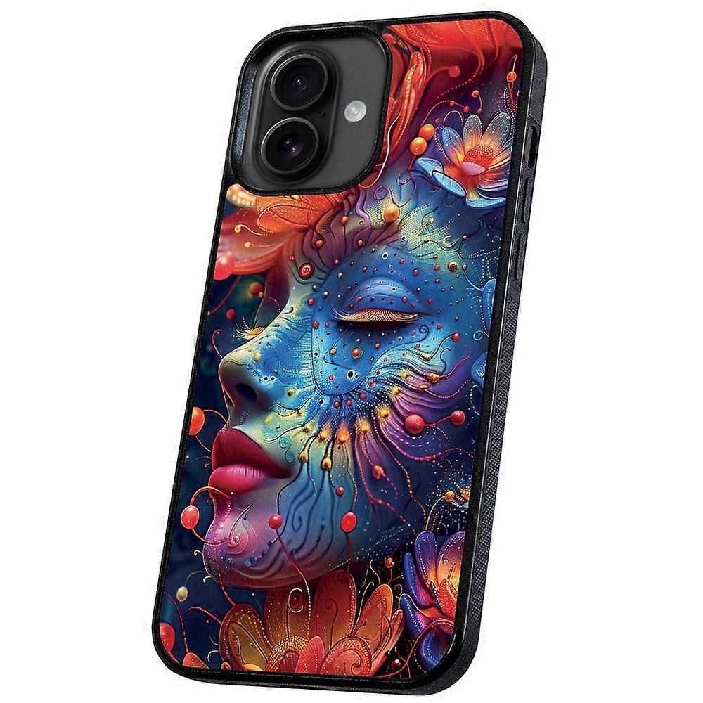 iPhone 16 Plus - Skal/Mobilskal Psychedelic