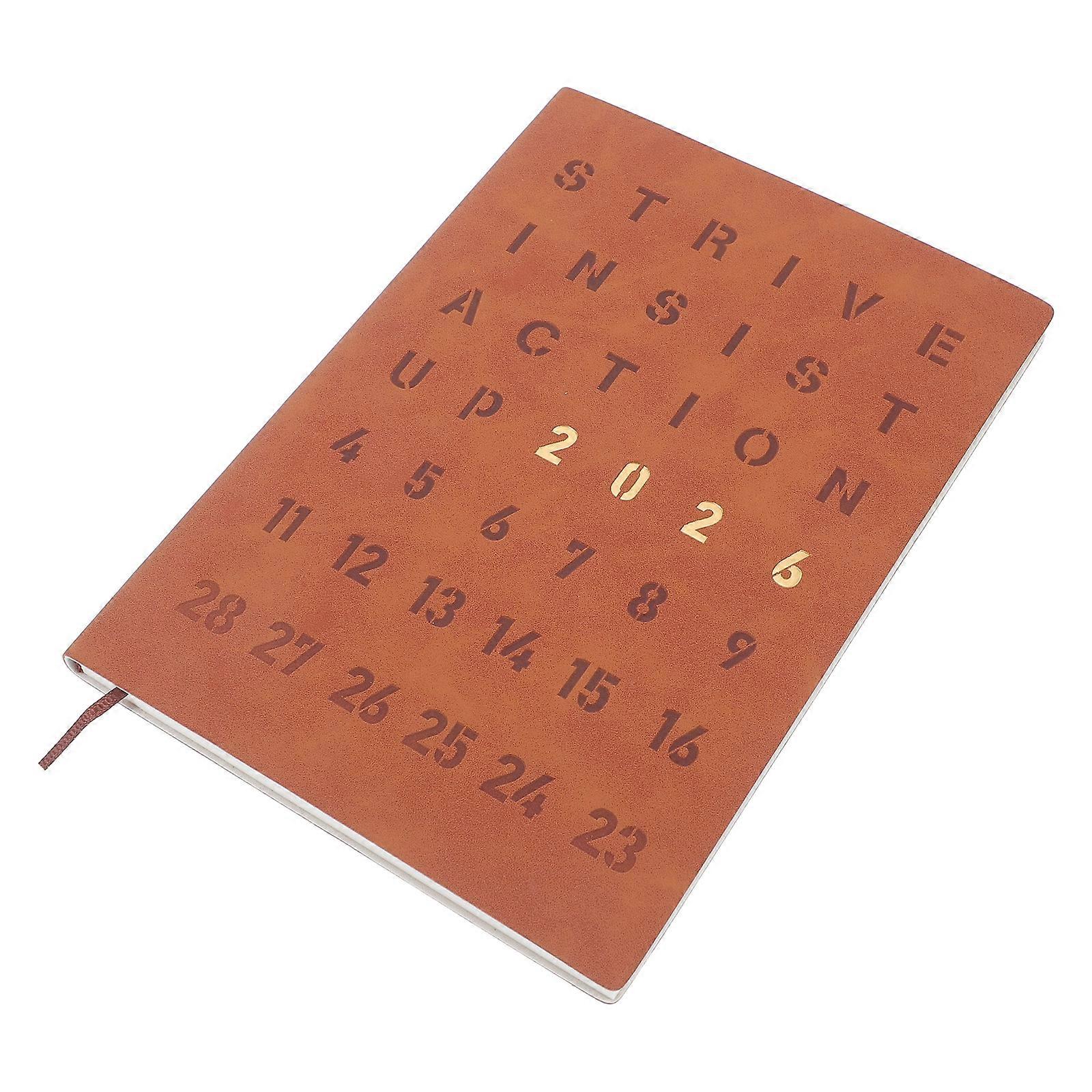 Hardcover Planner Daily Planner Notebook for Efficient Time Management 3Pcs
