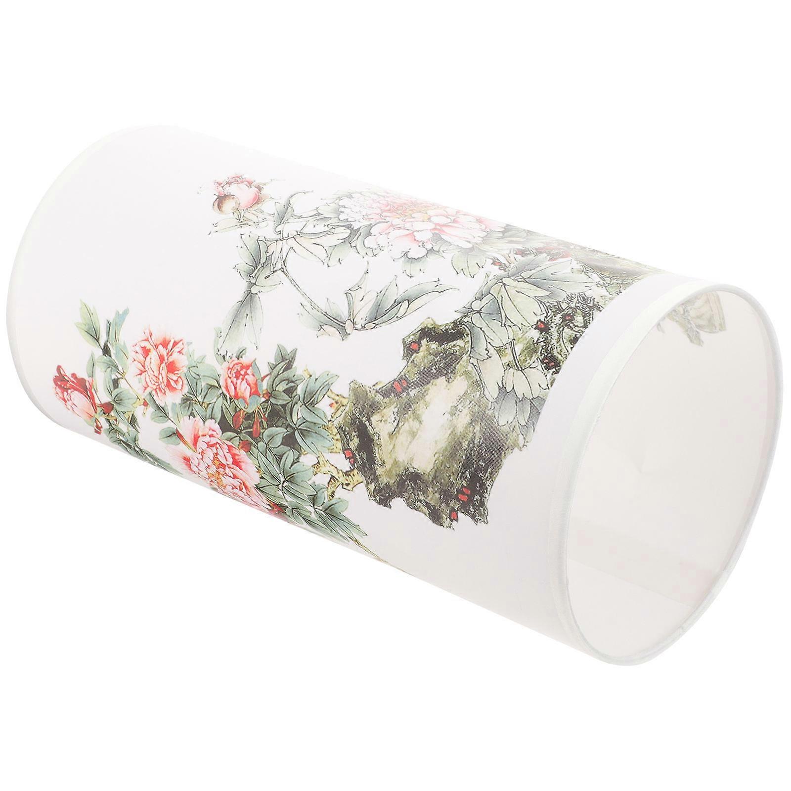 Paper Lampshade Retro Barrel Lamp Cover for Indoor Light E27 Socket