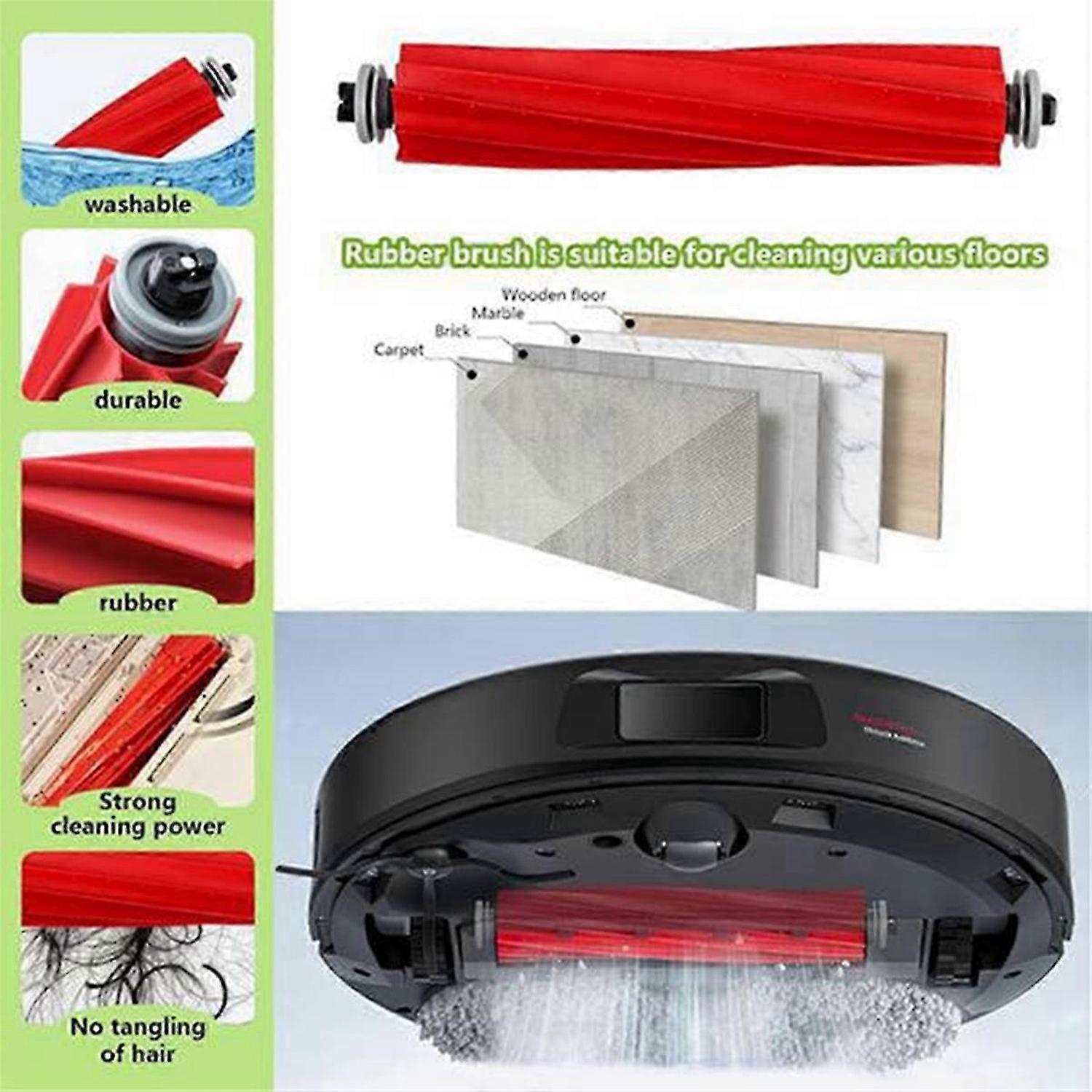 23PCS for Roborock Qrevo S/Qrevo Pro/Qrevo Max V Robot Vacuum Cleaner Attachment Dust Bag Main Side