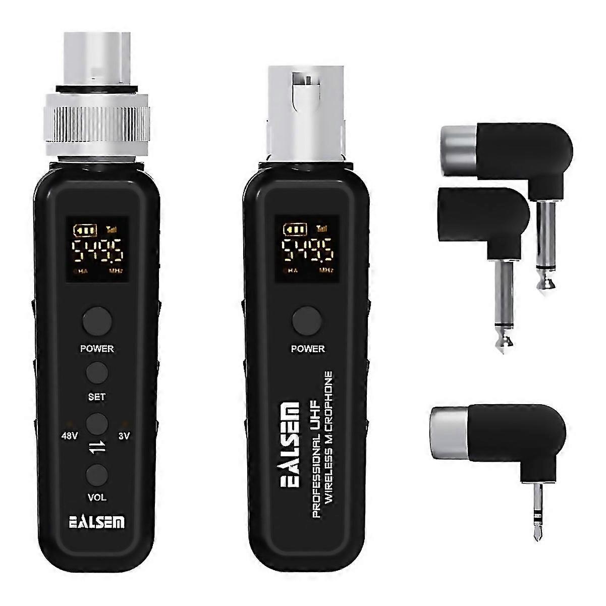 For Ealsem Uhf Wireless Xlr Transmitter Receiver System