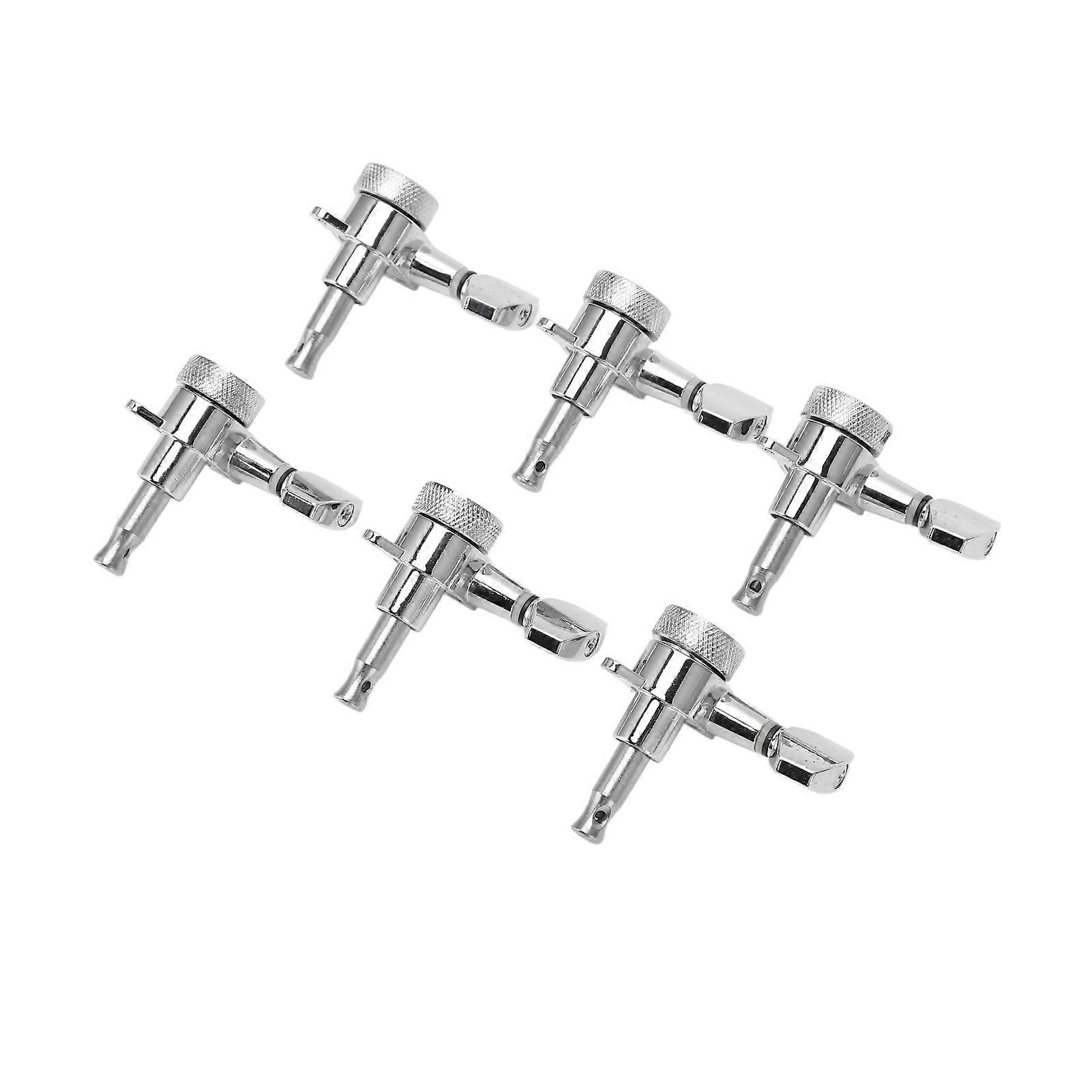 6 Set Silver 1:18 Sealed Locking Electric Guitar Tuning Pegs