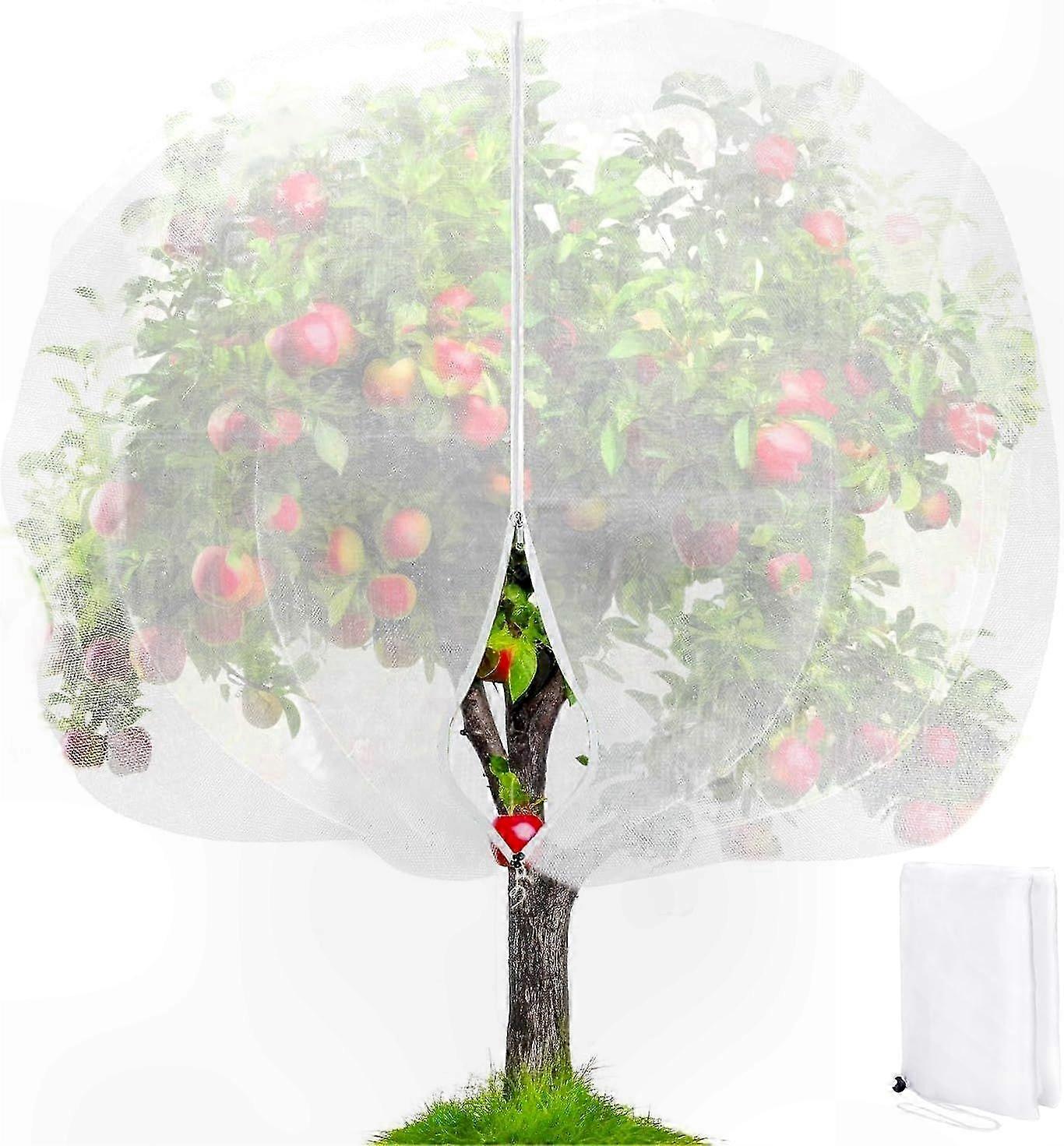 8x8ft Mesh Netting for Garden and Plant Protection - Strong Insect Barrier for Trees and Crops