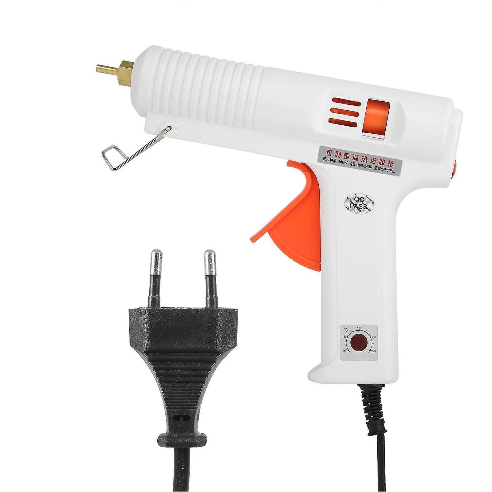 Hot Glue Gun Adjustable Constant Temperature Home Repairs DIY Crafts 150W White HL F