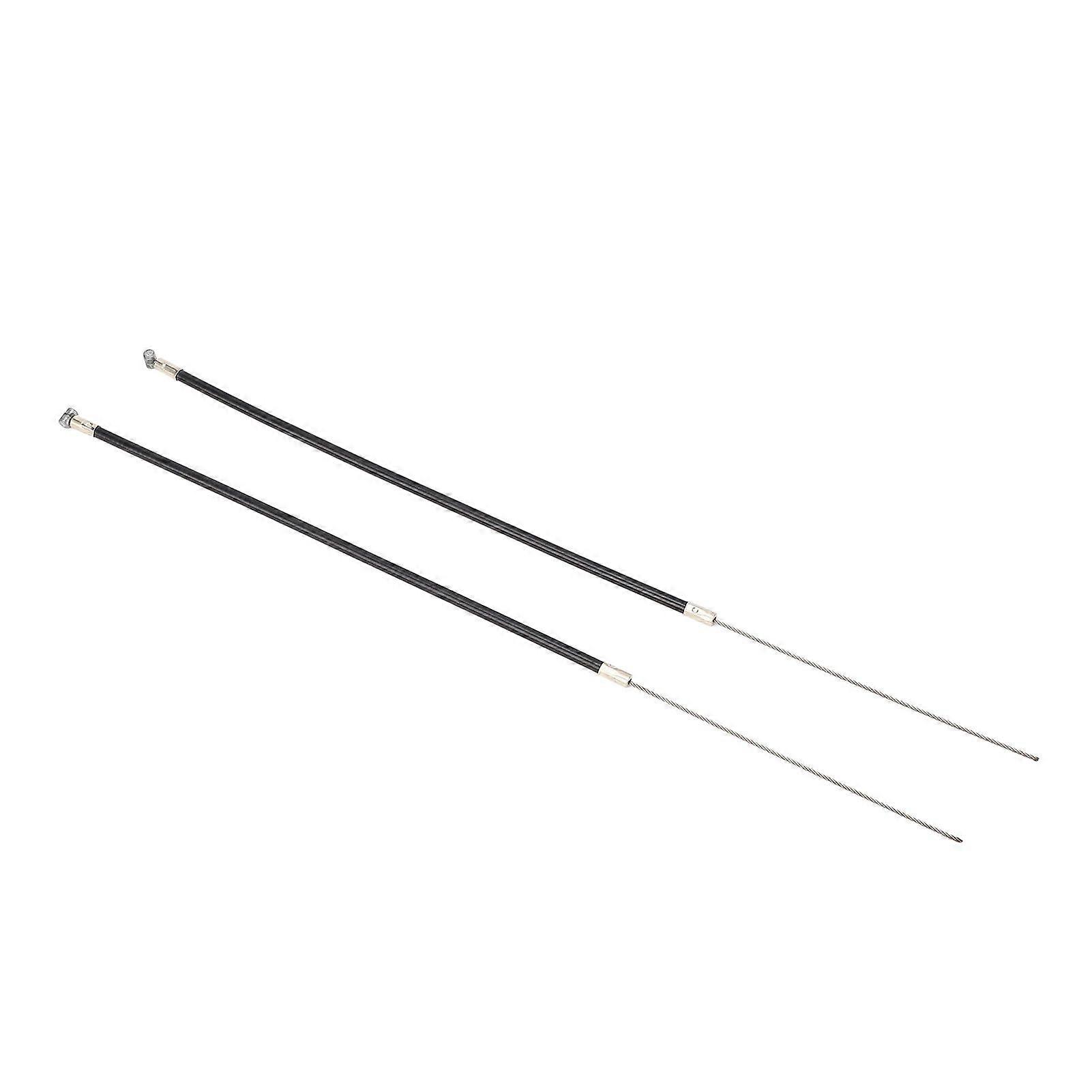 2Pcs Outboard Throttle Cable 6E02630101 Metal Boat Outboard Engine Throttle Shift Cable for 2 Stroke 4 5 6HP Outboard