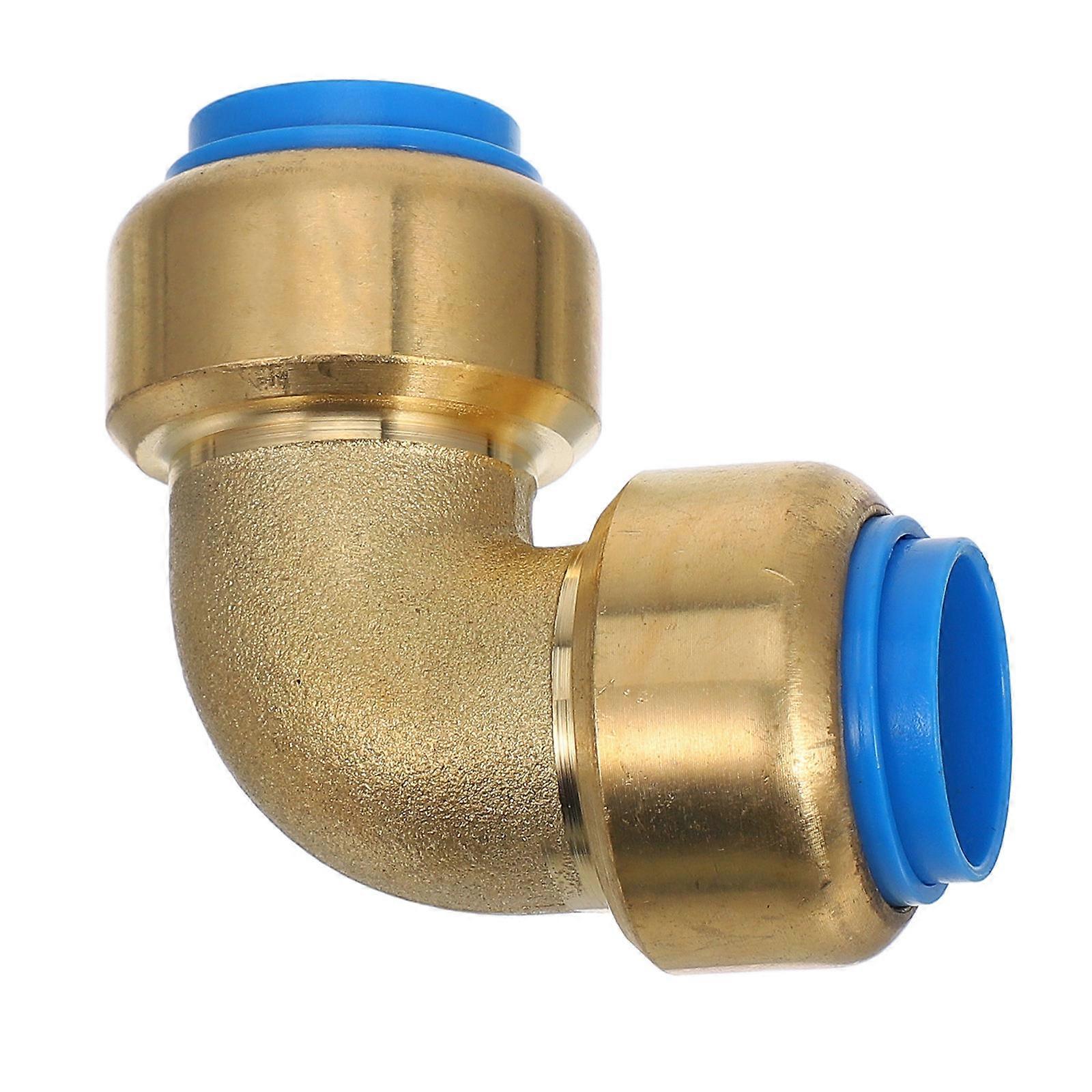 Brass Plumbing Elbow Fitting for Water Pipe Connector 3Pcs Pack