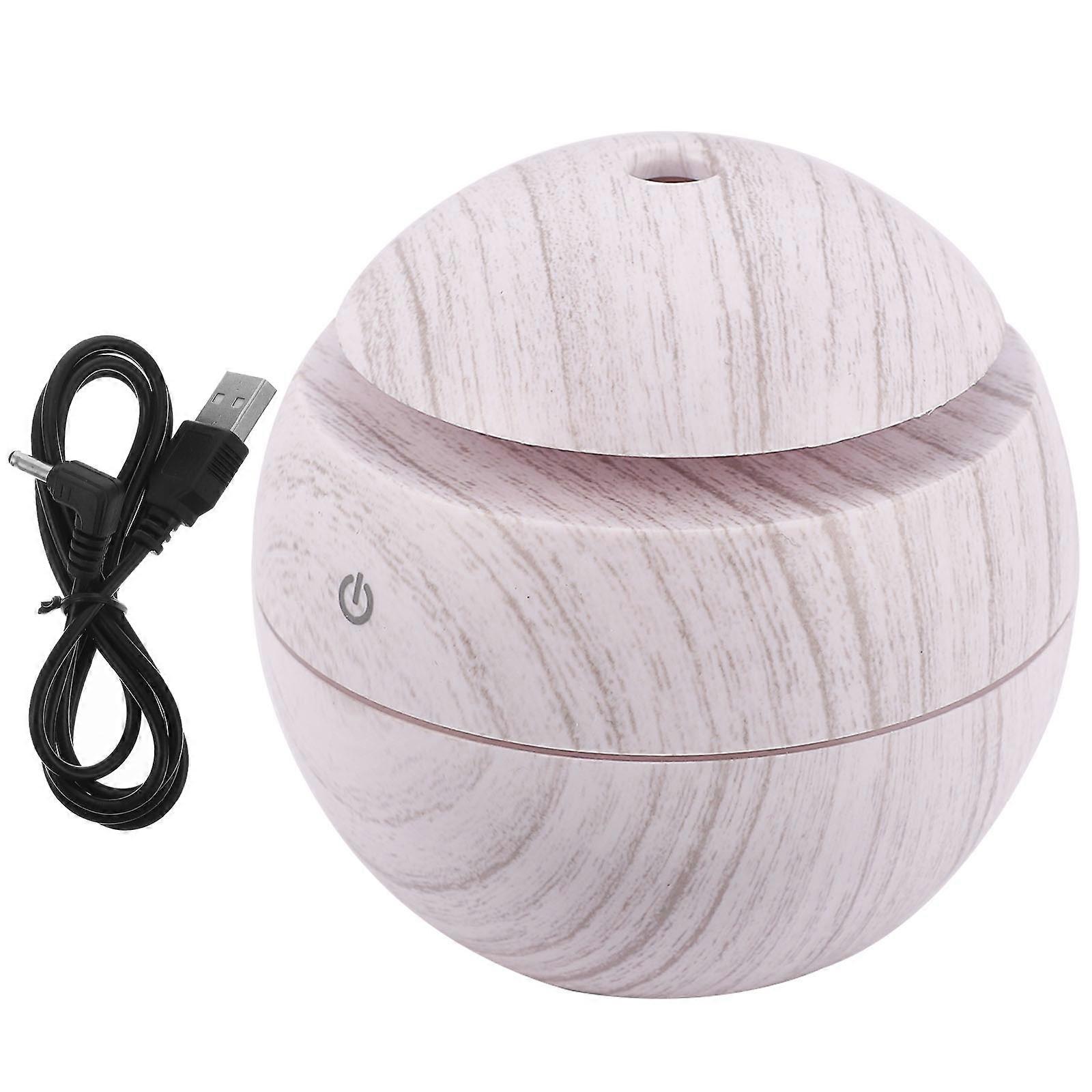 Plastic Essential Oil Diffuser with Silent Nourishment and White LED Light for Decoration