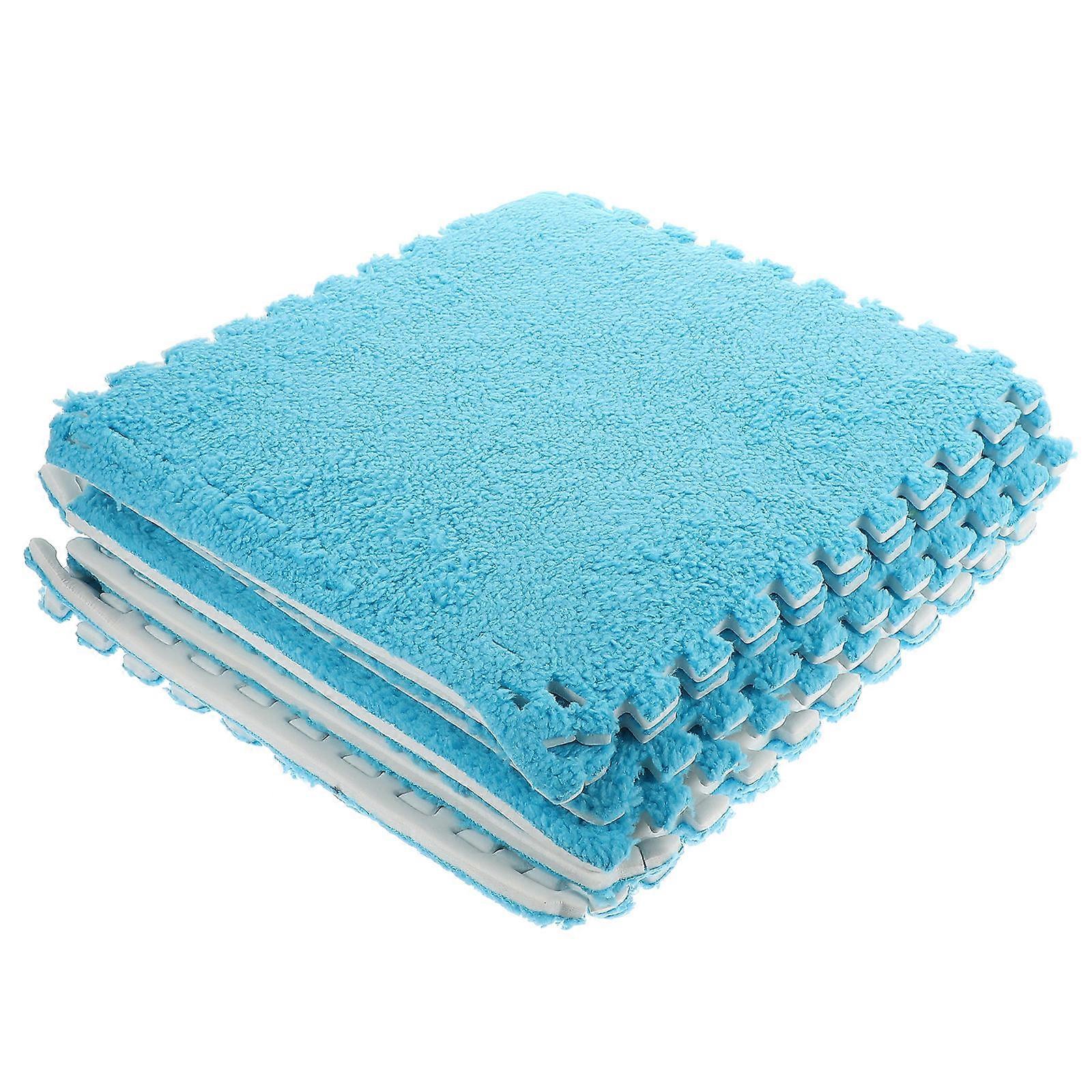 Reusable 40Pcs Sky-Blue Guinea Pig Mats for Small Pets Indoor Use with Comfortable Insulated Material
