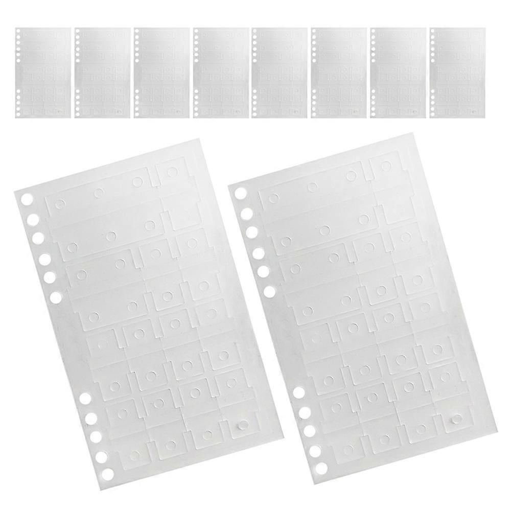 Multi-Function Sticky Flags 20 Sheets PVC Page Marking Tabs Perfect For Annotating Books File Folders And Binders