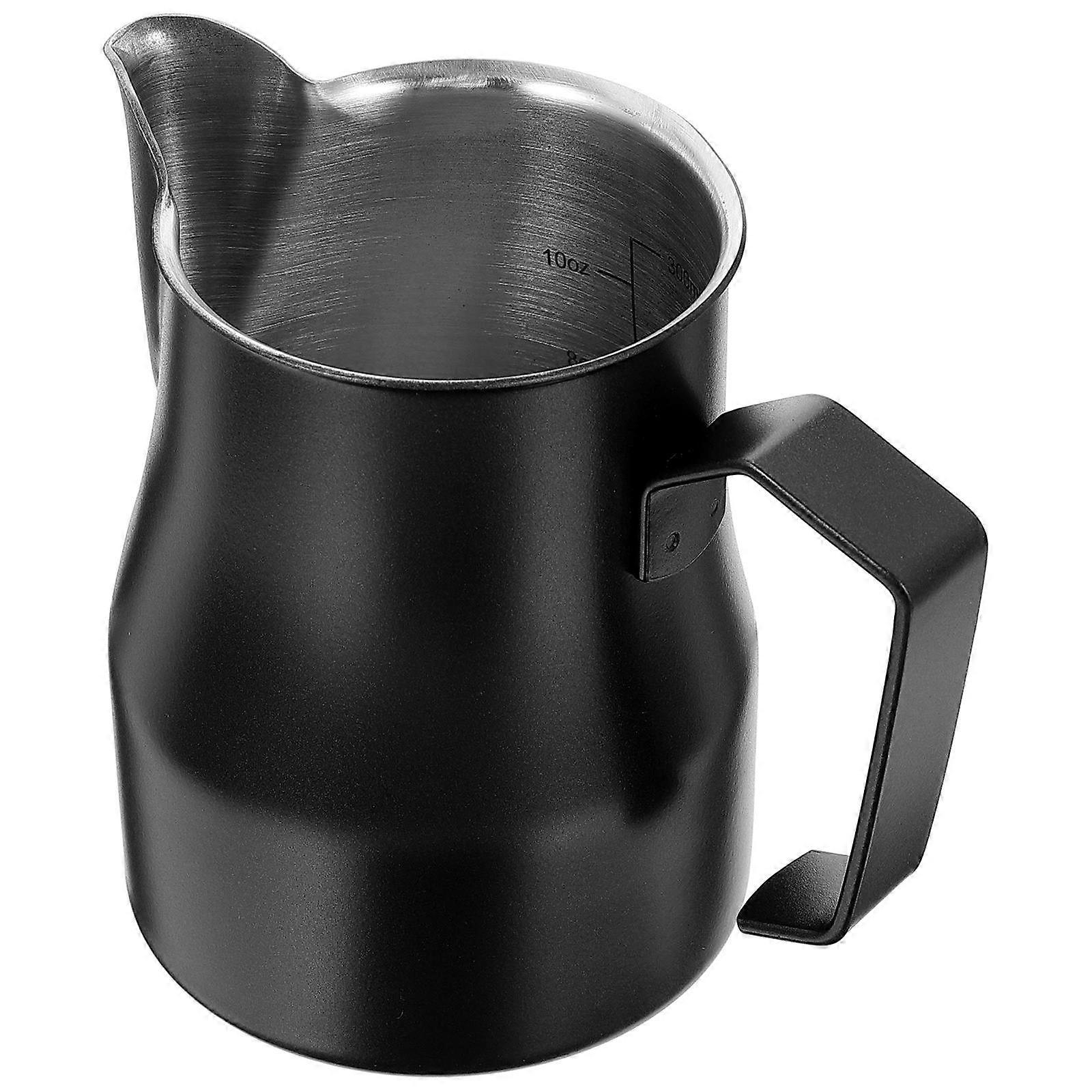 Frother Cup for Espresso Steaming Household Milk Froth Pitcher 2Pcs