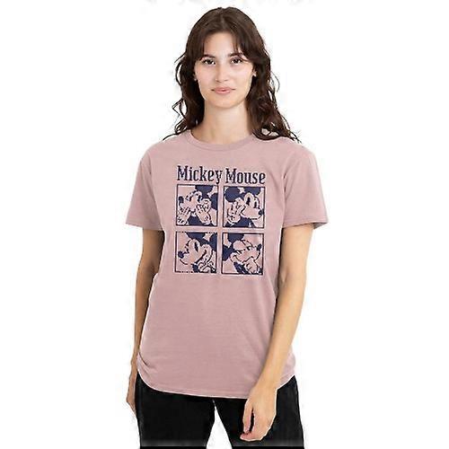 Disney Womens/Ladies Mickey Mouse Pixelated T-Shirt