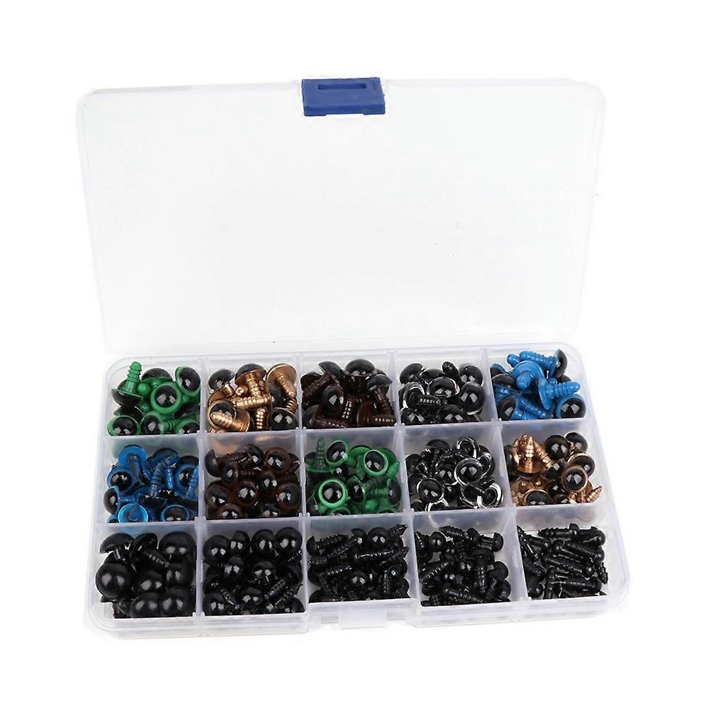 Doll Eye Buttons for Decoration Plastic Safety Eye Button 792Pcs