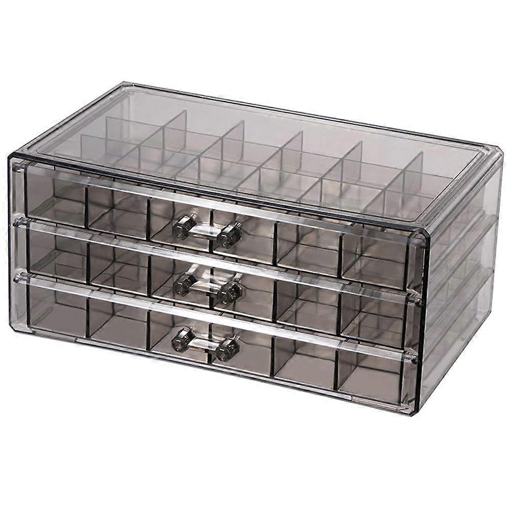 Clear Earring Holder Box For General Users Multi-layered Organization 1Set