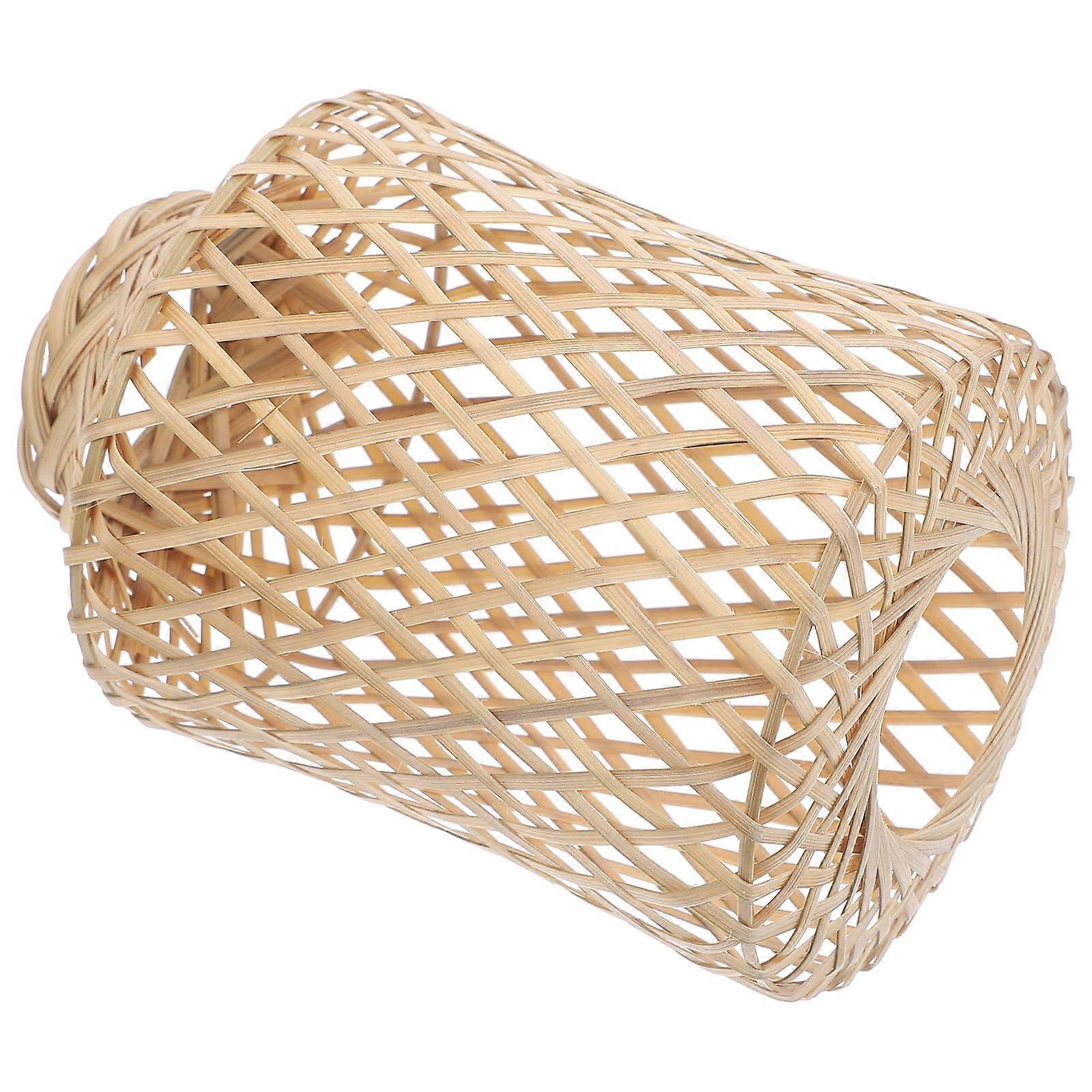 Pendant Lamp Shade Bamboo Lampshade for Decorative Home Use 2Pcs