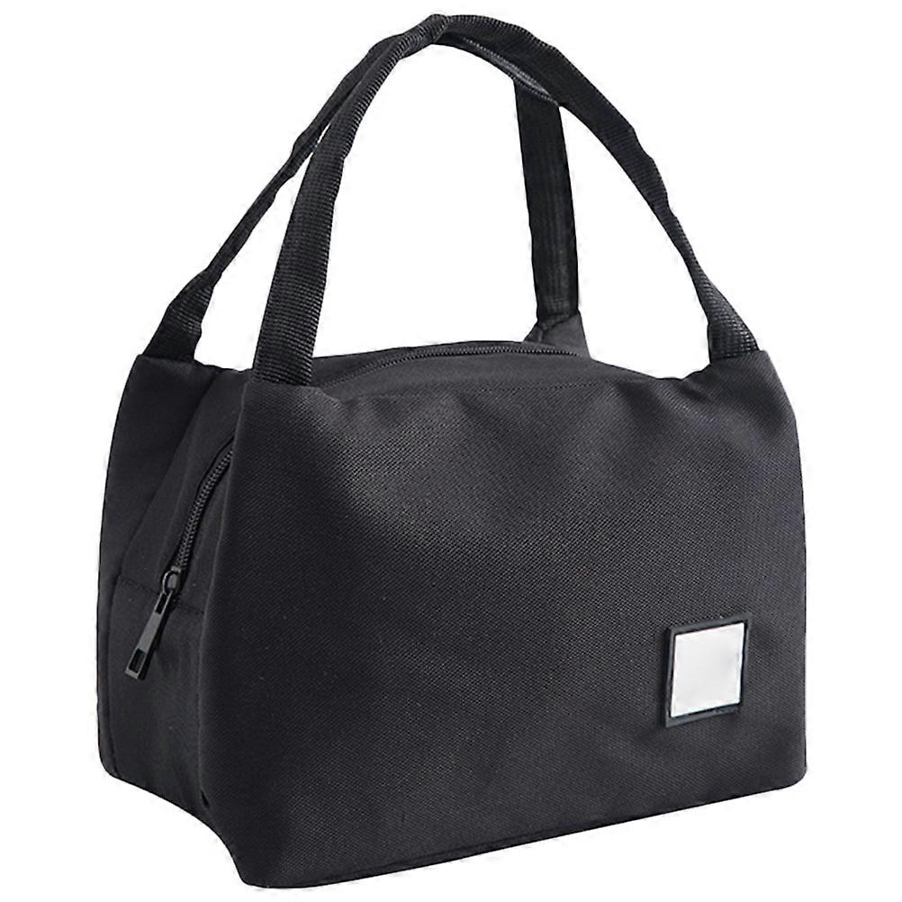 Lunch Storage Pouch Portable Bento Pouch for Storage Use 2Pcs Black Lightweight