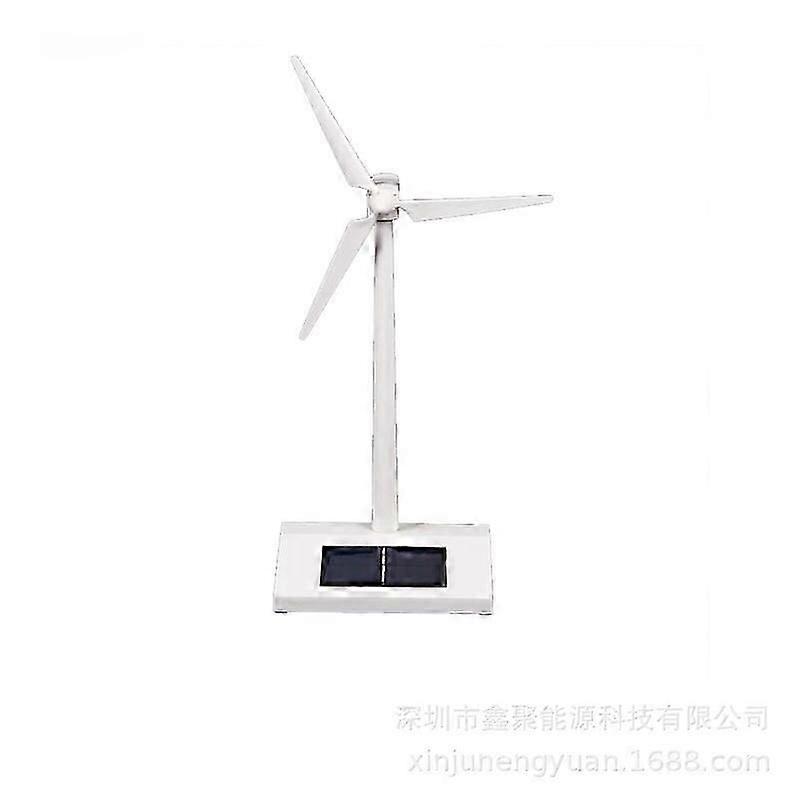 Solar Windmill Rotating Fan Model Puzzle Diy Assembled Environmental Toys