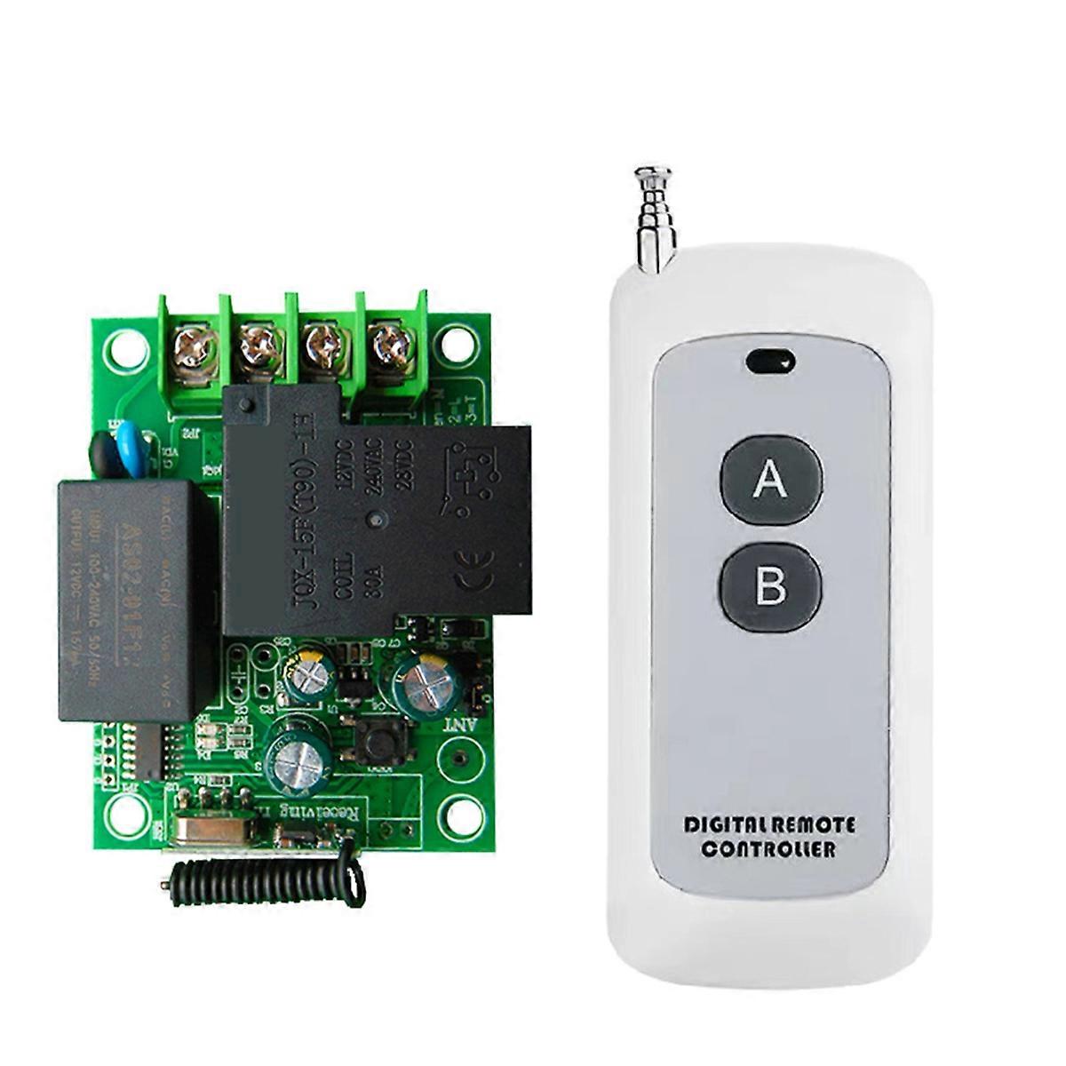 433MHz Universal Wireless Remote Control Switch AC220V Relay Module