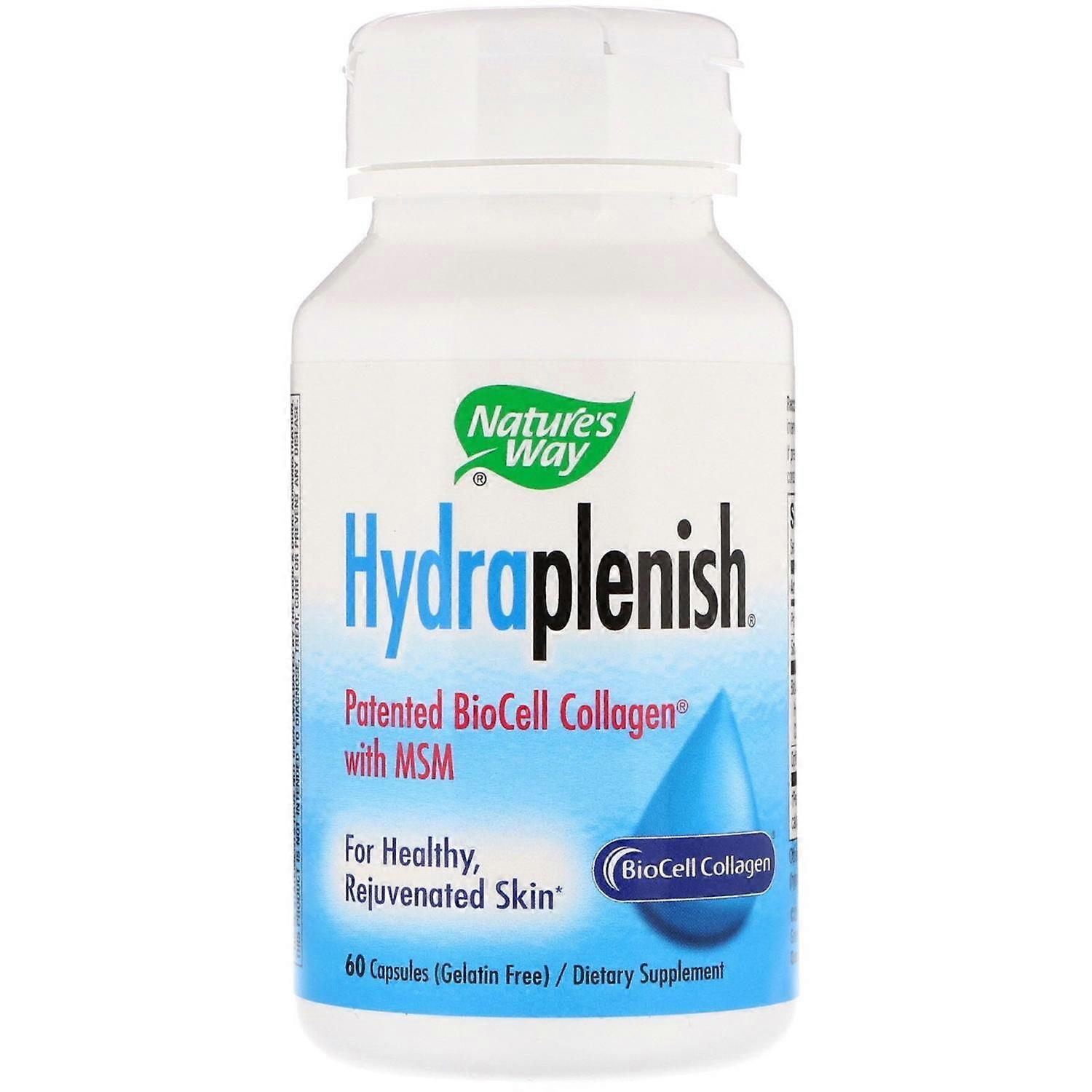 Nature's Way, Hydraplenish Patented BioCell Collagen with MSM, 60 Capsules