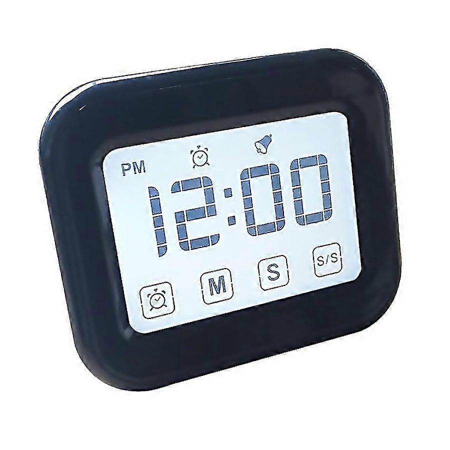 For Kitchen Timer Digital Alarm Clock Large Lcd Touch Screen Come With Night Light For Cooking Bakin