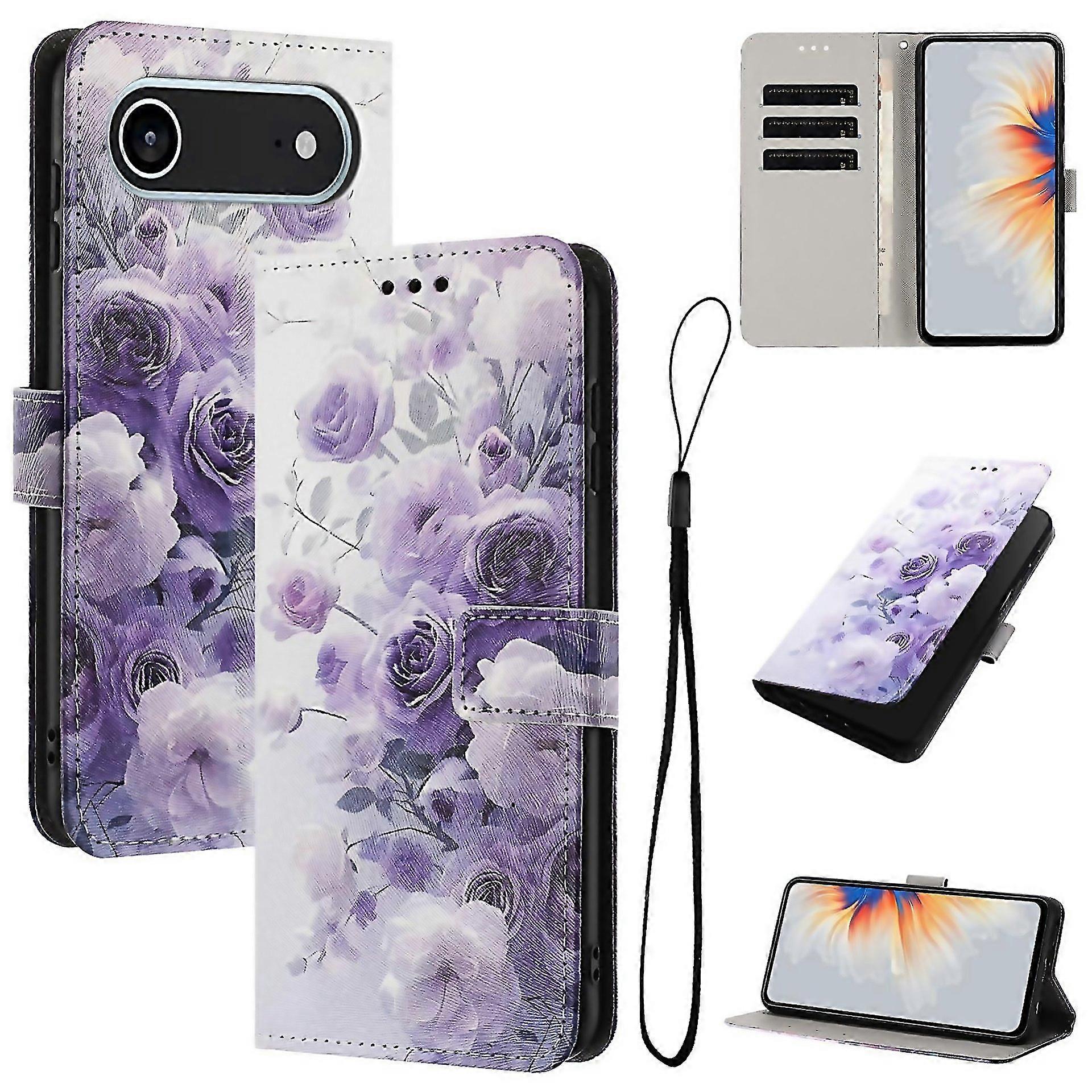 For Color Drawing Pattern Leather Phone Designed For Modern Living