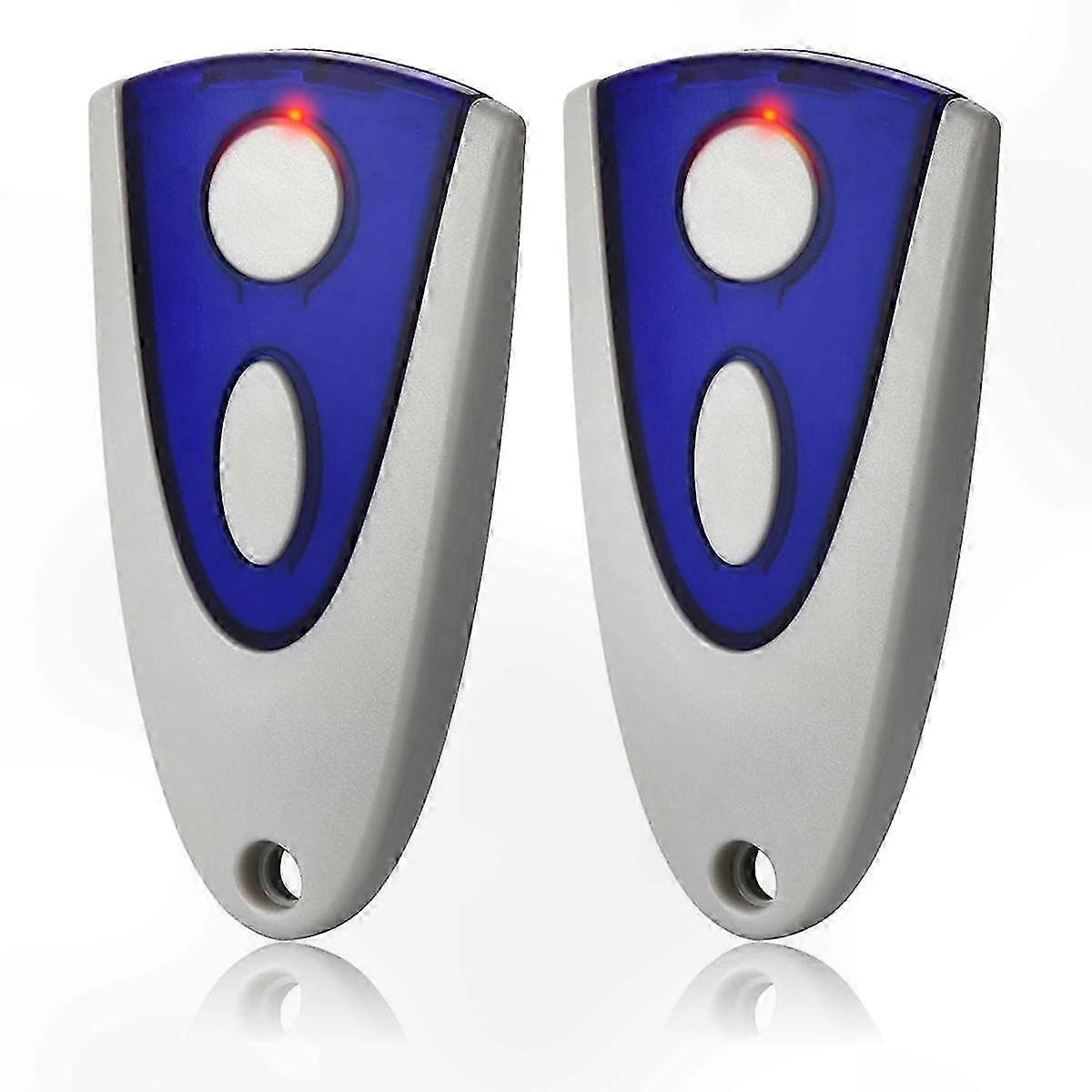 Universal 433.92MHz Garage Door Remote Control, Pack of 2-Compatible with MAX43-2 and MIX43-2 Systems