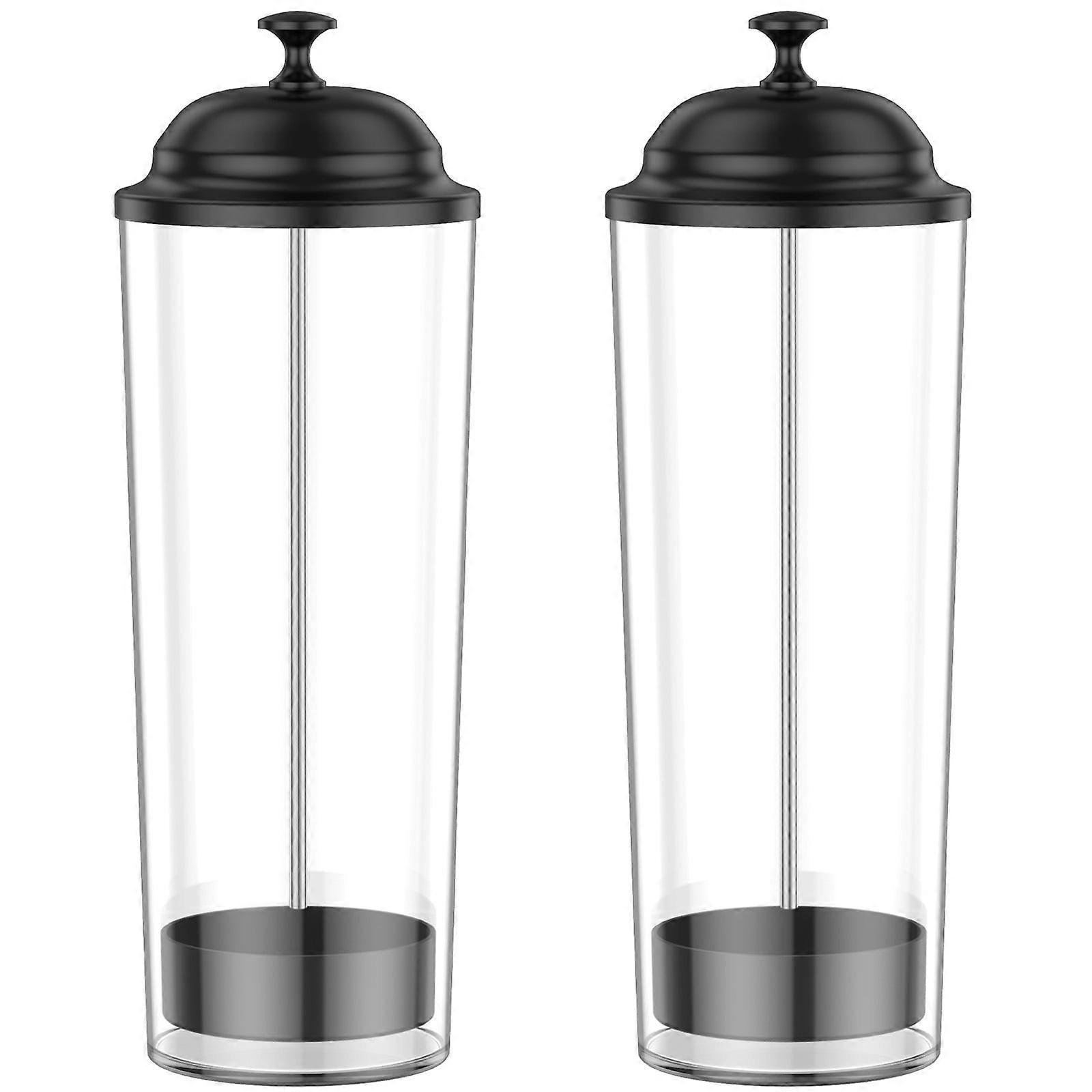 Versatile Straw Organizer Container Convenient Straw Dispenser Straw Holder with Lid for Party Plastic Straw Organizer Container for Bar