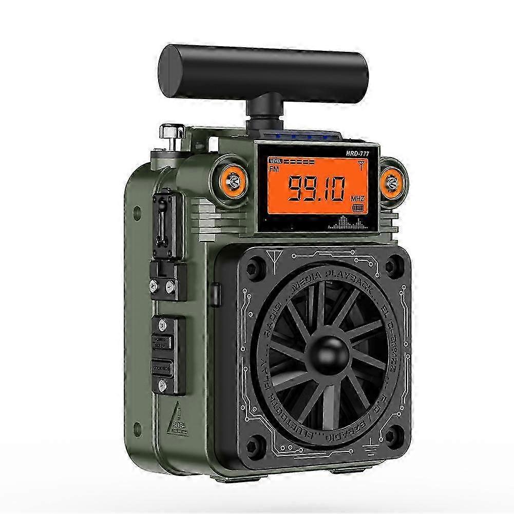 2025 For HRD Multifunctional MultiBand Mini Radio Speaker Portable Player FM Radio