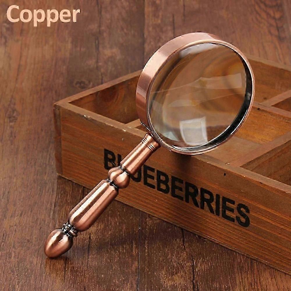 20X Portable Loupe Handheld High Magnification All-Metal Magnifier Magnifying Glass Power Len