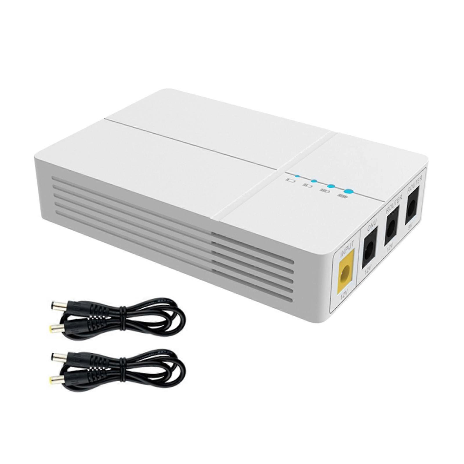 Mini DCUPS Battery Backup Uninterruptible Power Supply For Modem Wifi Routers Ensuring Continuous Networking Connection Multicolor