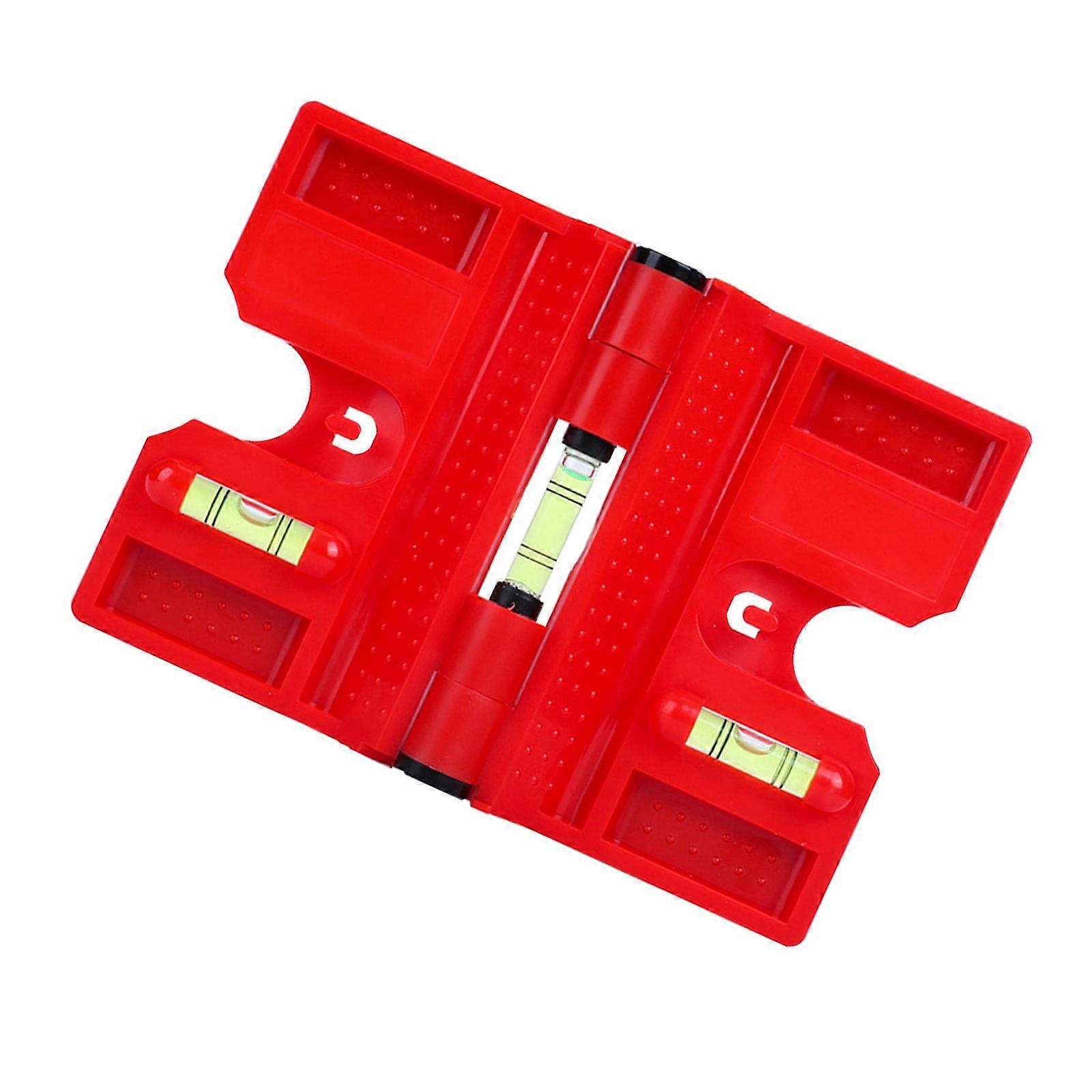 Innovative Level Device with Magnetic Mounting & Night Reflective Multipurpose Leveling for Commuters & Outdoor Lovers Multicolor