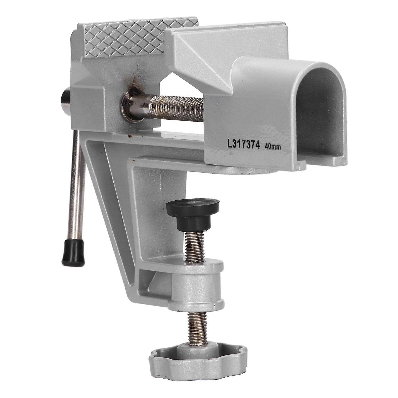 Bench Vise Table Jaw Aluminum Alloy Adjustable Mini Workbench Desktop Fixed Clamping Tool