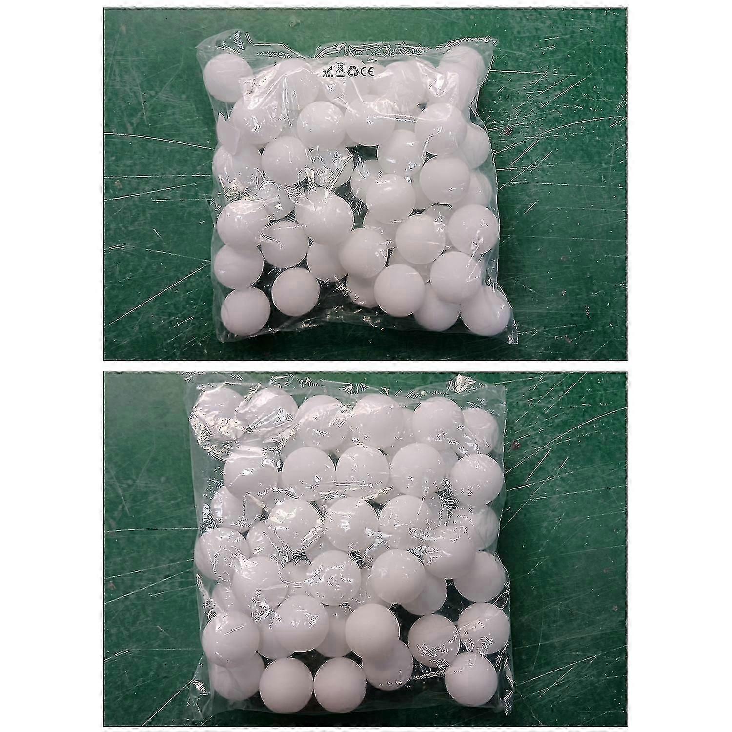 50- حزمة بريميوم بينغ بونغ كرات التدريب المتقدمة الجدول الكرة دائم سلس كرات بيضاء