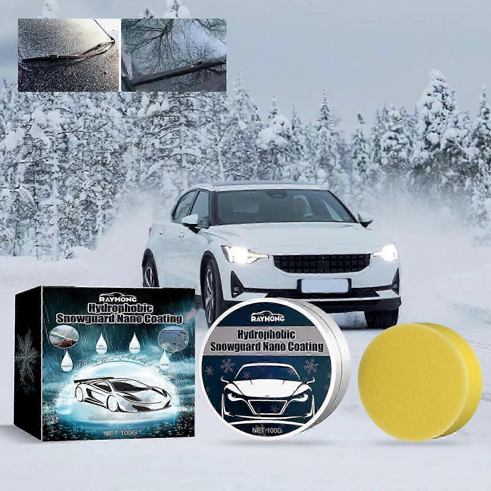 Effortless Winter Windshield Defroster  Hydrophobic Coating for Snow-Free Driving