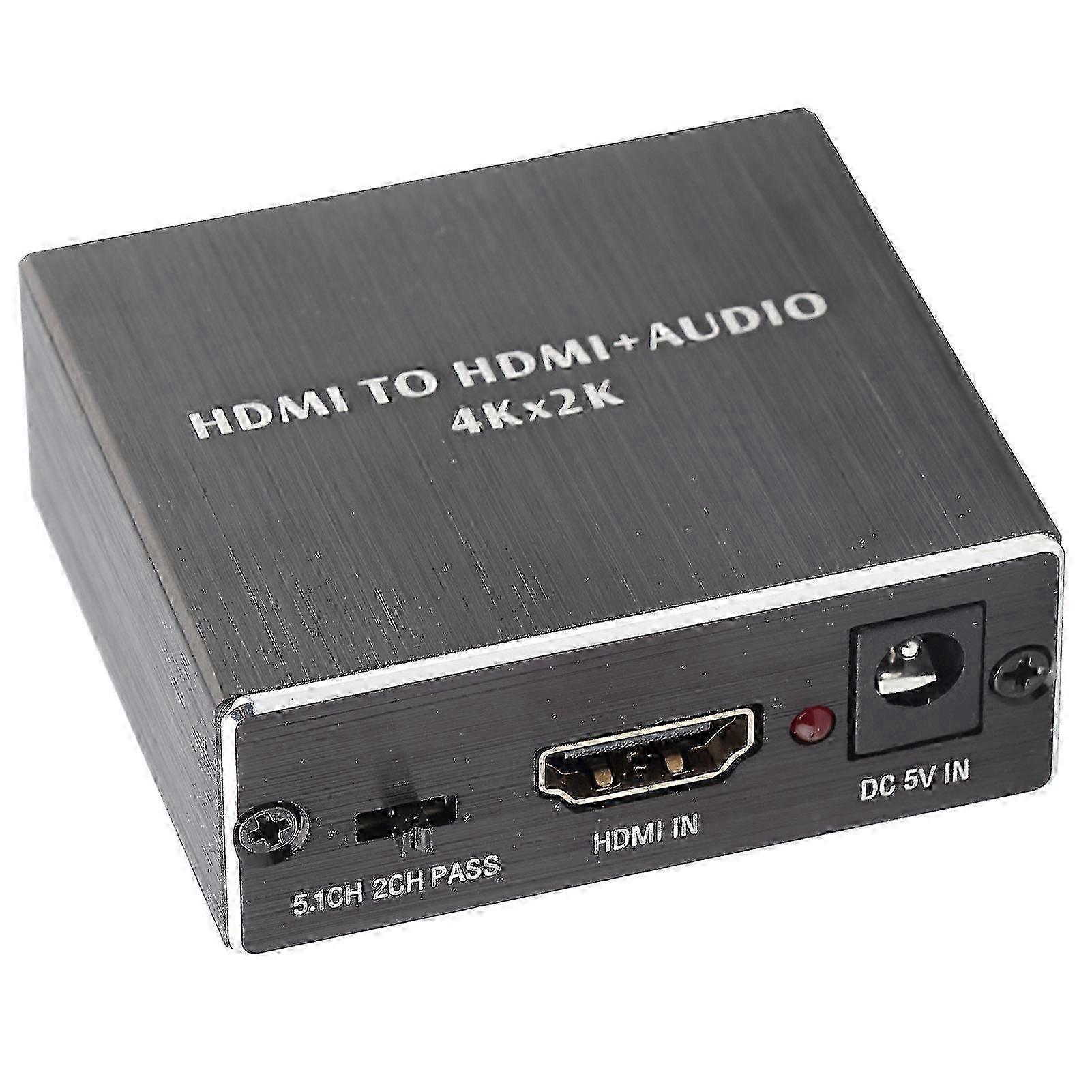 HDMI Audio Splitter Converter 4K*2K for HDMI+SPDIF+3.5mm Audio Output