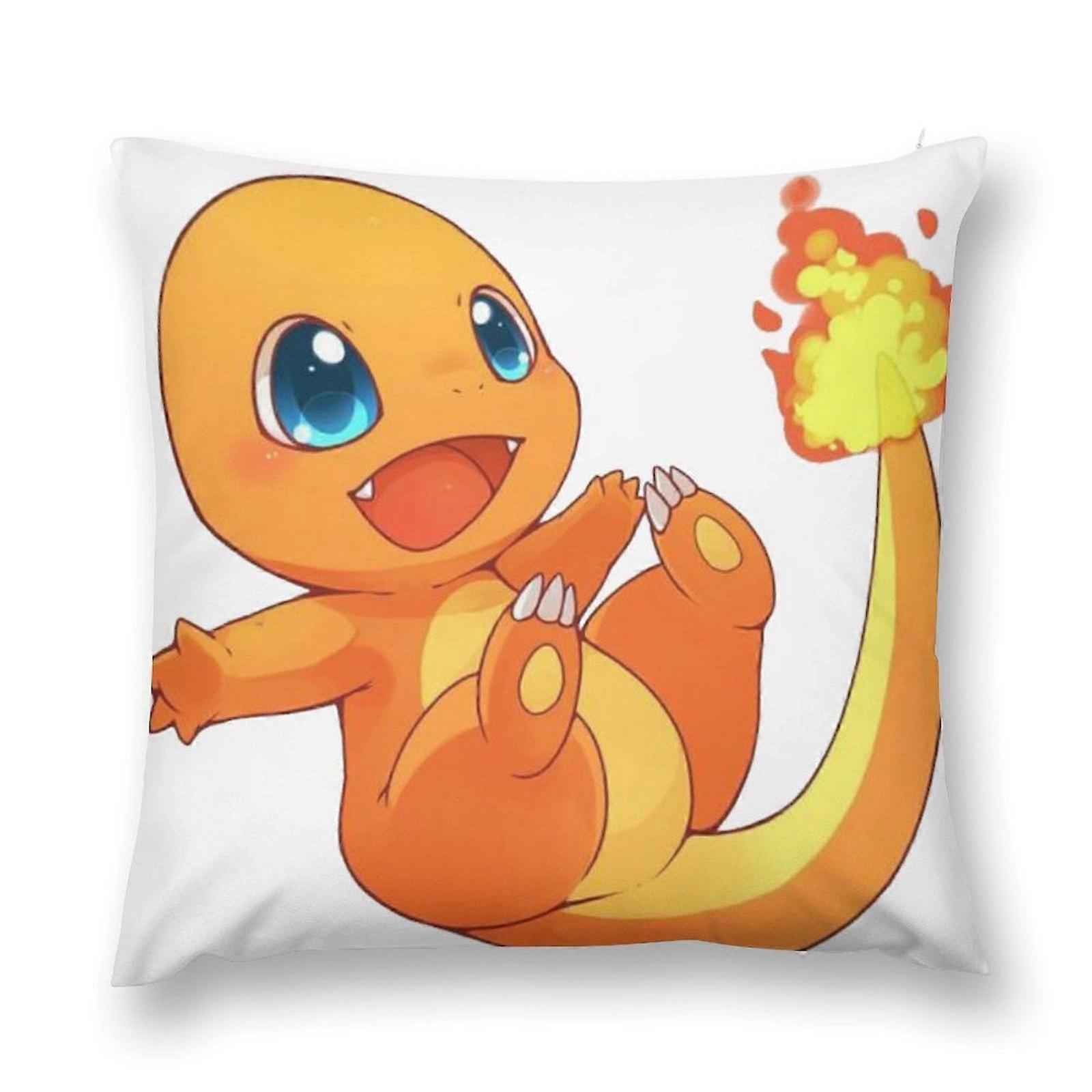 Charmander Plush Pillow Case Throw Multisize Ultra-comfortable Pillowcase Cushion Anti-fouling Protective Cases