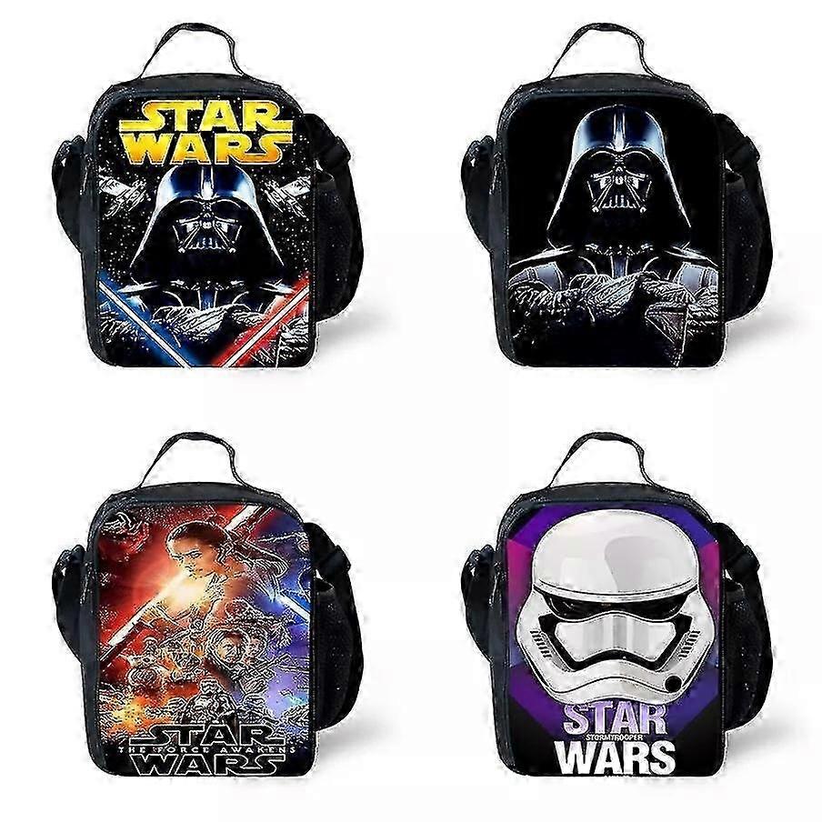 حرب النجوم تحت عنوان حقيبة غداء معزولة للأطفال الطلاب وجبة خفيفة الغذاء نزهة مربع التخزين