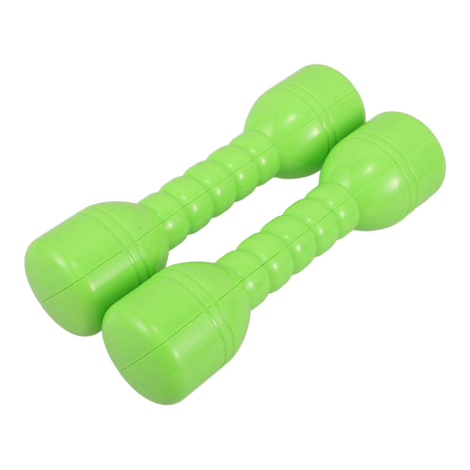Kids Dumbbells ABS Home Exercise Weights for Exercising 2Pcs Light Green Set