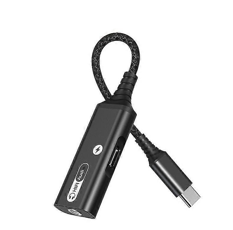 نوع اثنين في واحد محول كابل الهاتف المحمول لايف الصوت شحن كابل 3.5mm سماعة محول لايف دعوة K أغنية