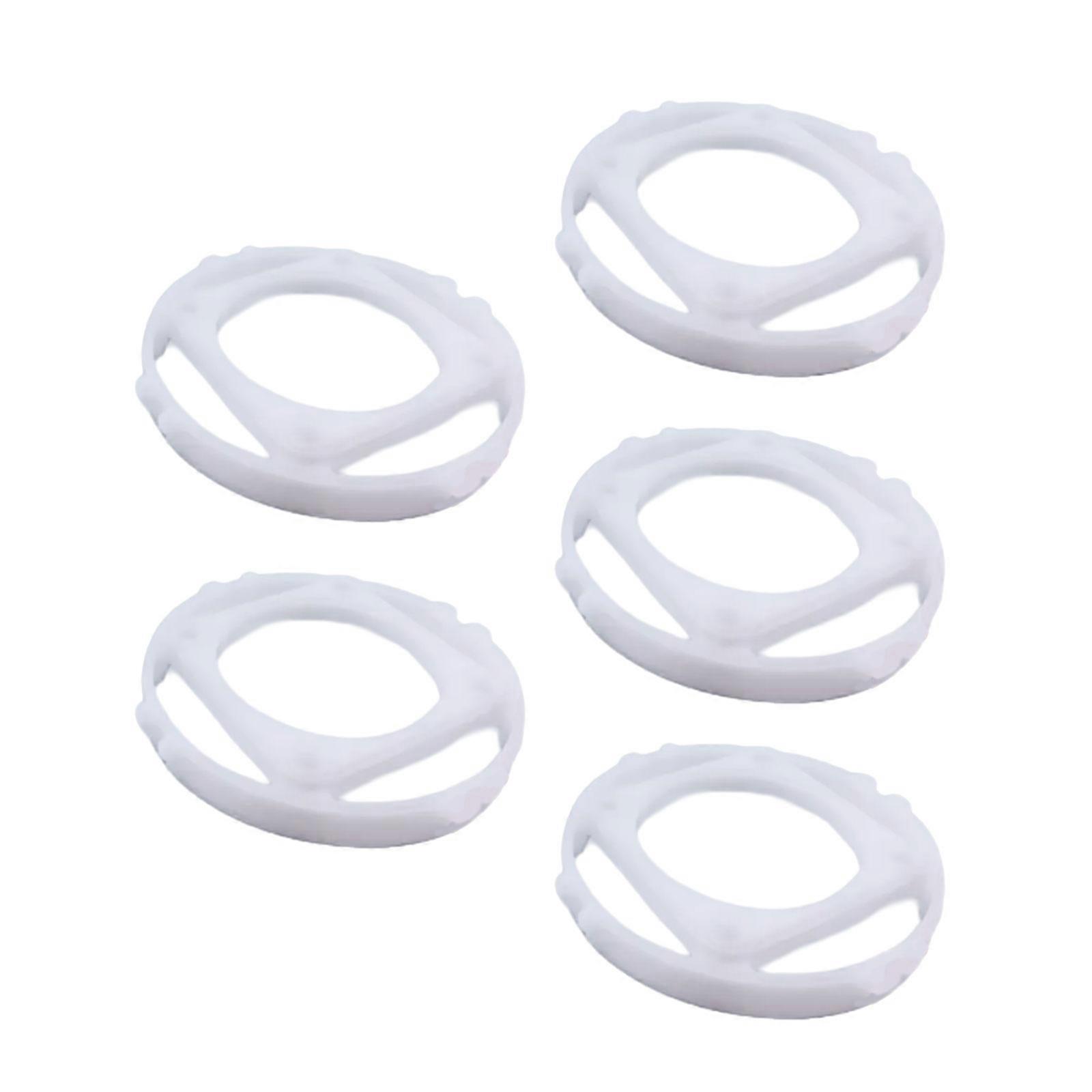 5Pcs Vacuum Suction Cups Locating Rings Bottom Bracket 100X60X15mm Support Replacement For Professional Machining Use Multicolor