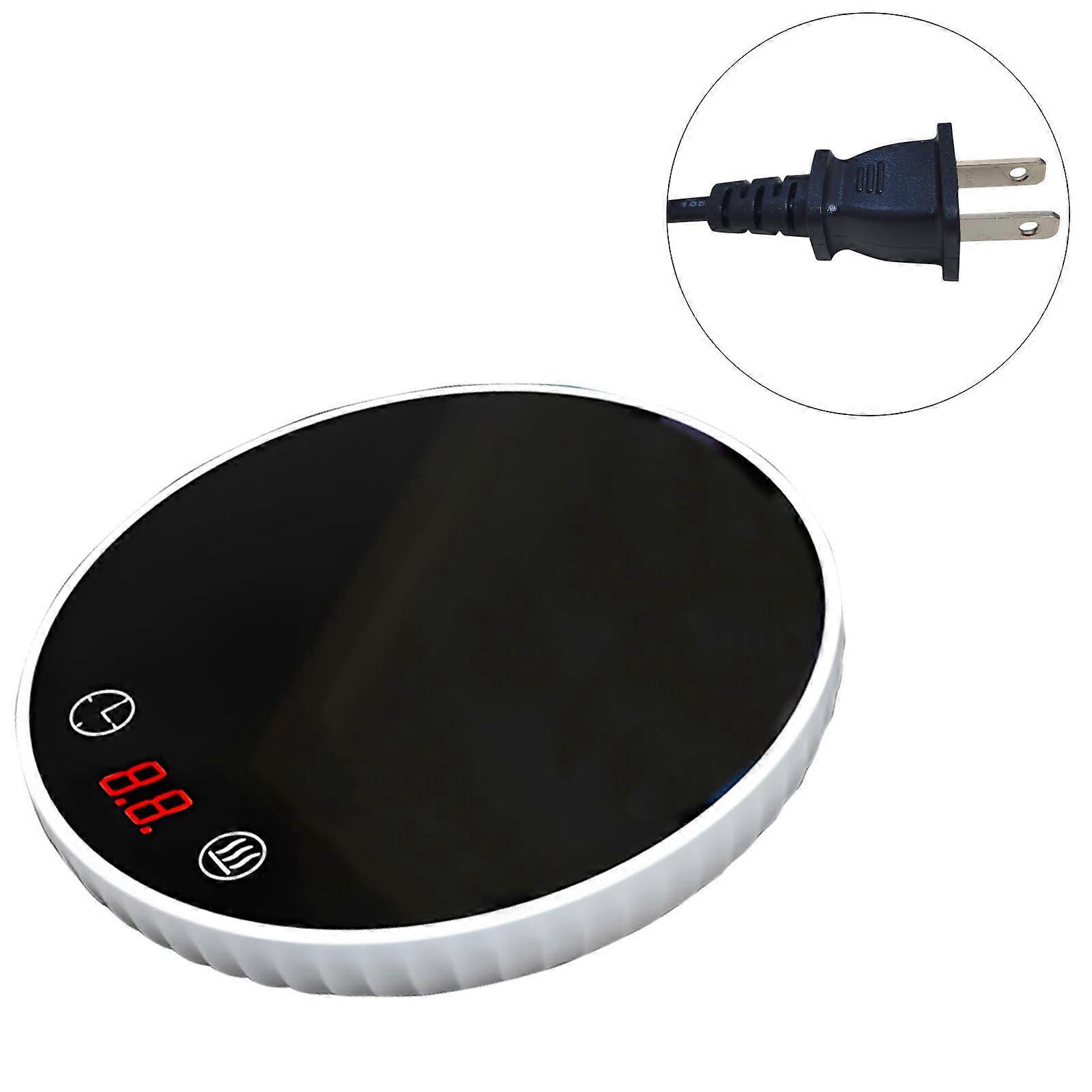 Dense Mobile Cup Heating Mat 2 Temperature Approaches 110V Consistent Flat Bottomed Canisters  White