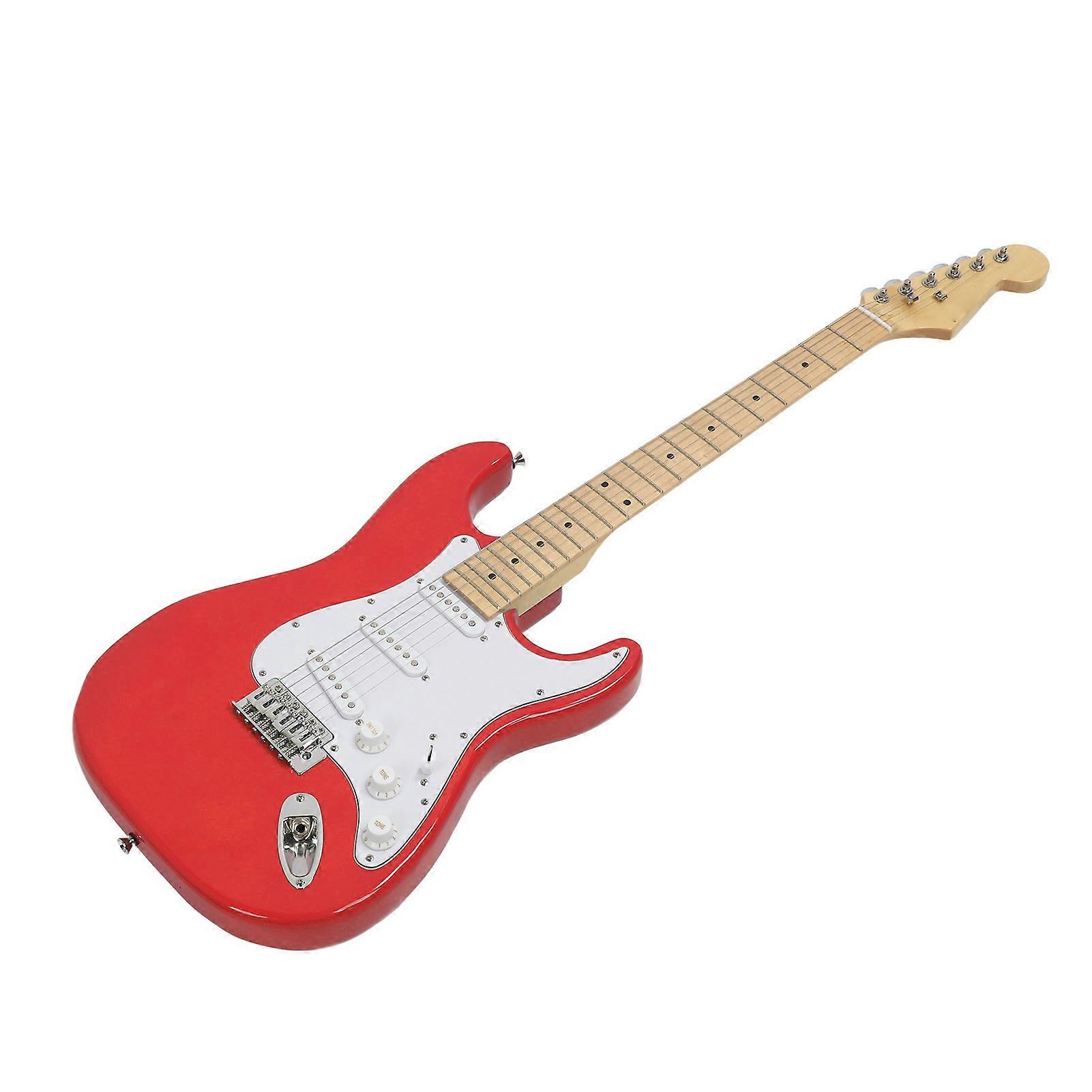 ST初心者用エレキギターキットアンプ収納バッグ付きエレクトリックギターショルダーストラップピックとレンチZ