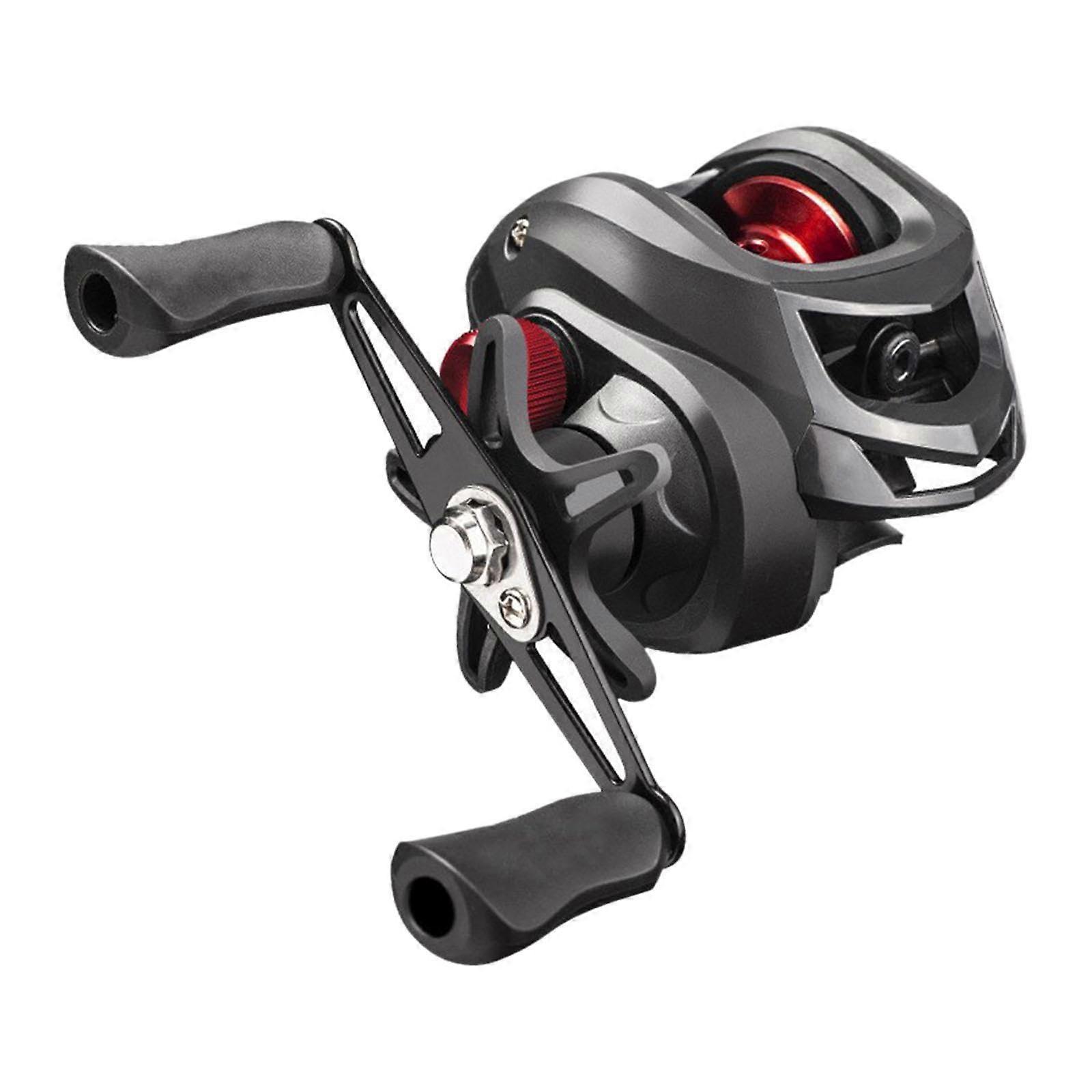 Fishing Reel 7.2:1 Gear Ratio with Comfortable Handle for Lake River Left Hand Use