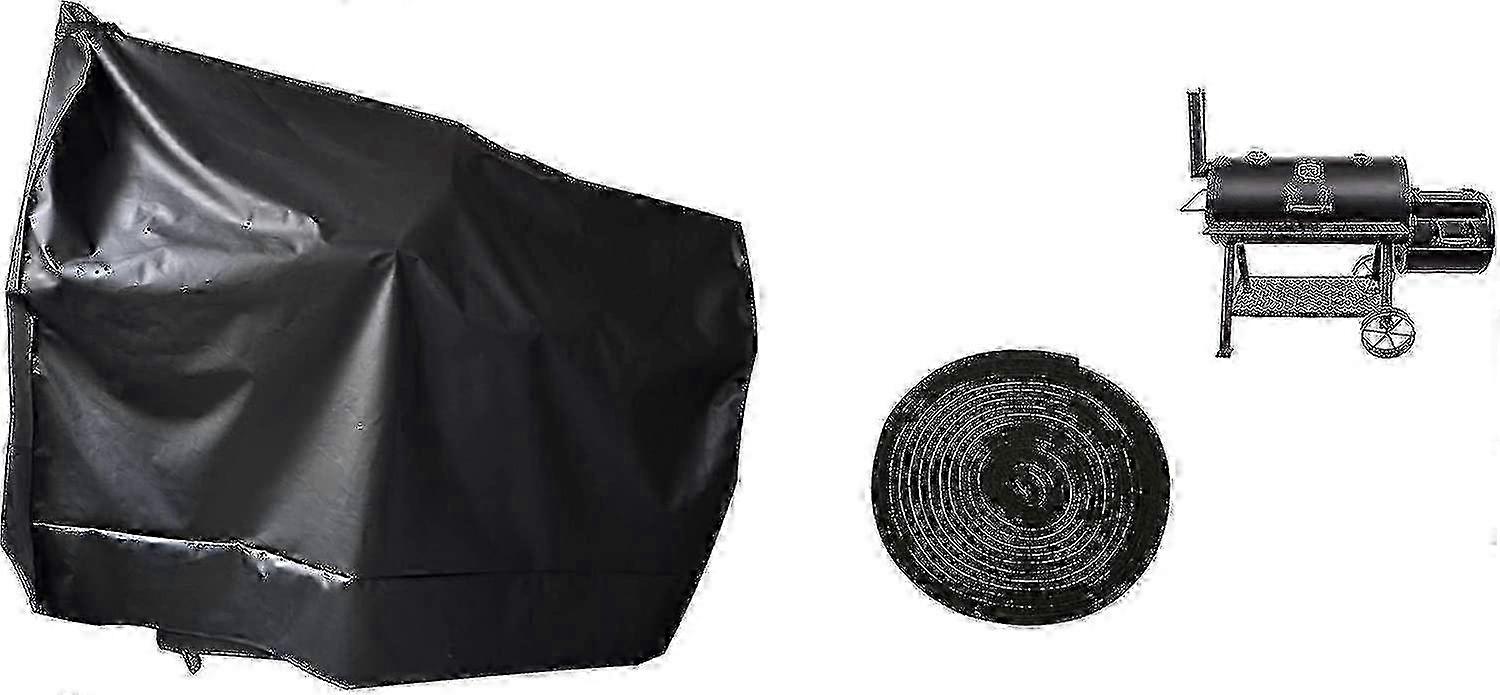 شواية فحم ثقيلة تعوض غطاء المدخن ، غطاء شواء المدخنة الخارجي ، مواد خاصة تتلاشى ومضادة للأشعة فوق البنفسجية