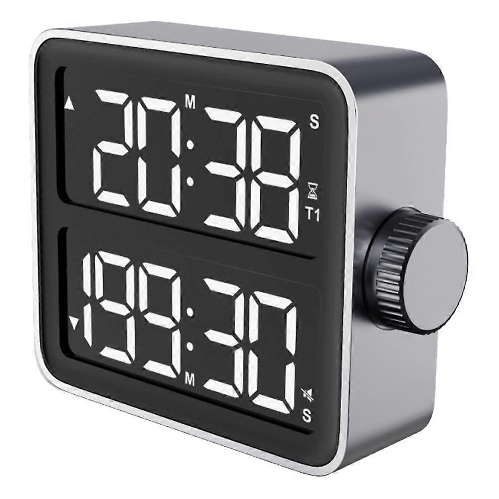 Kitchen Accessories Large LCD Digital Timer , Dual Screen Kitchen Timer, Indoor Study Timer, Bedroom, Bedside, Desktop