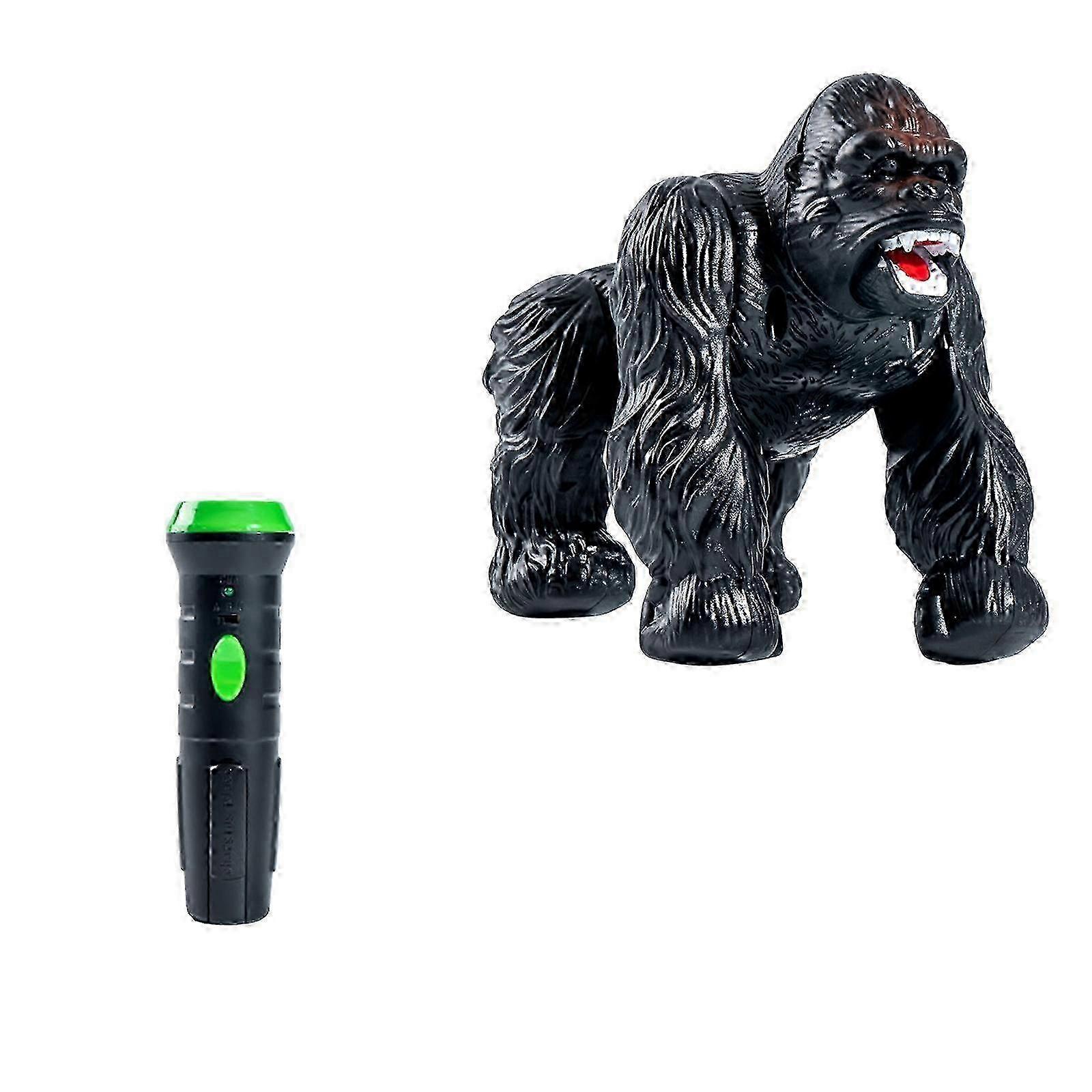e Flashlight Remote Control Gorillas Electric Simulation Sound Effect Animals Model Toy Parent And Child Interactive Toy Boys And Girls