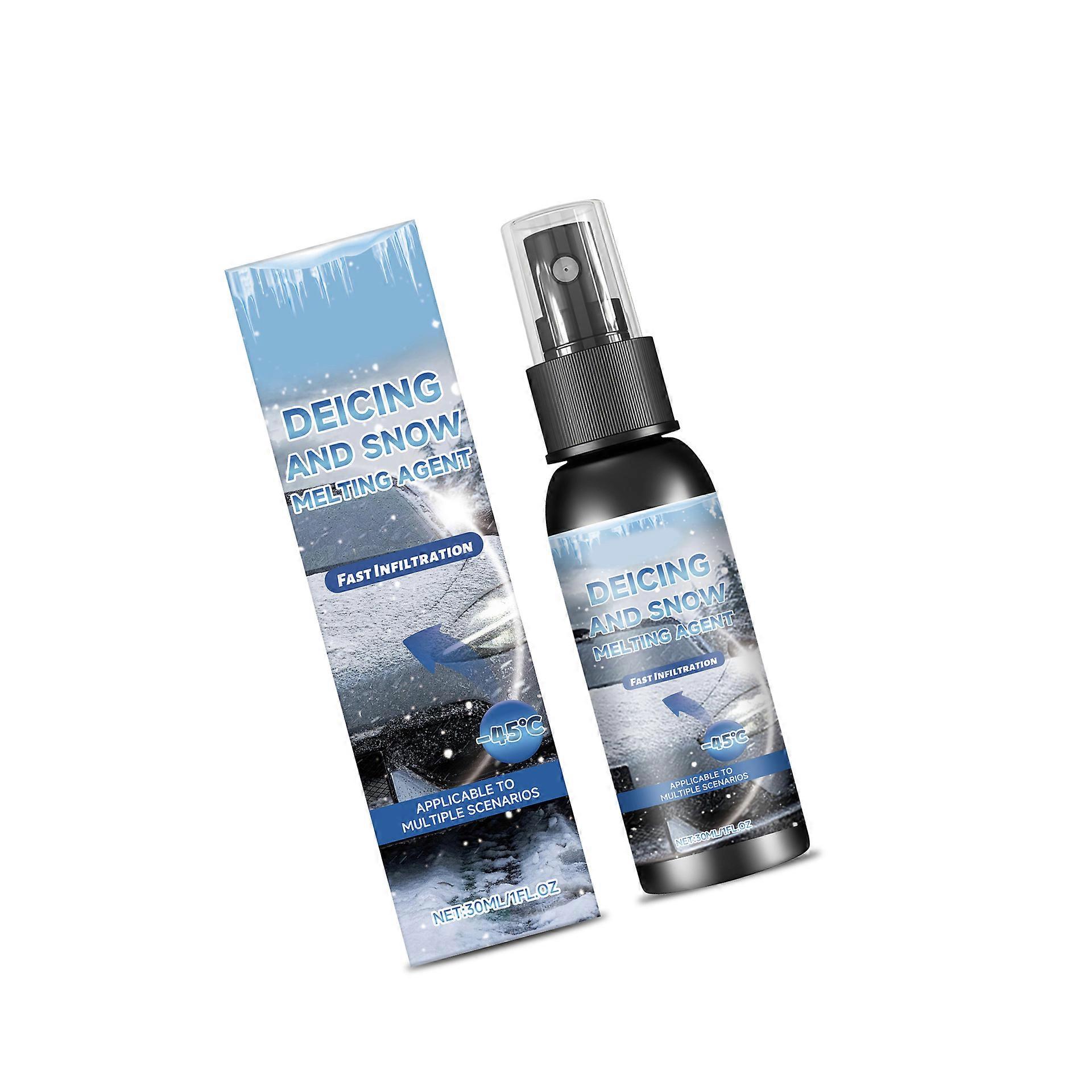 Quick Release 30ml Windshield Deicer Sprays Multipurpose Vehicle Ice Melt for Fast Ice Thawing On Vehicle & Auto Glass Multicolor