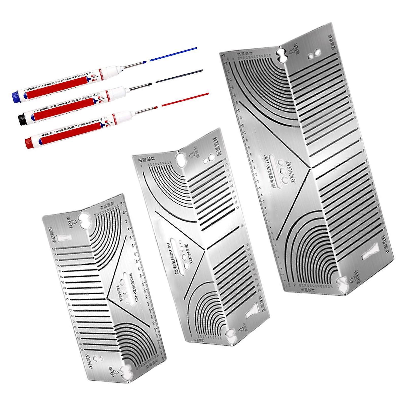Dense Transportable Metal Marking Measure With Ergonomic Handle For Workshop Workplace Measurements And Technical Drafting Multicolor