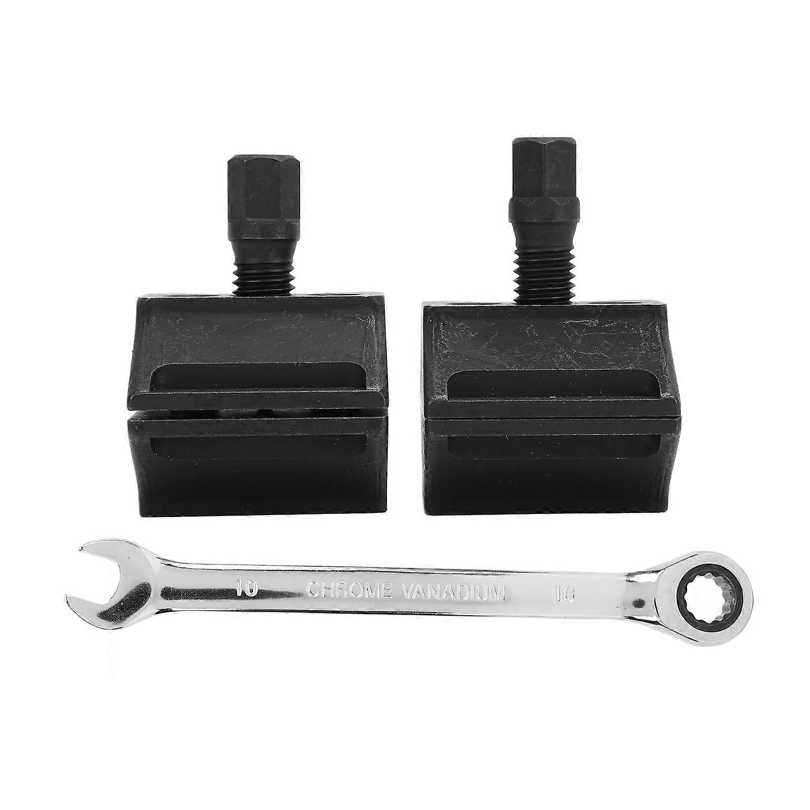 Suspension Strut Spreader Tool Heavy Duty Steel Steering Knuckle Hub Splitter Wrench Set of 2